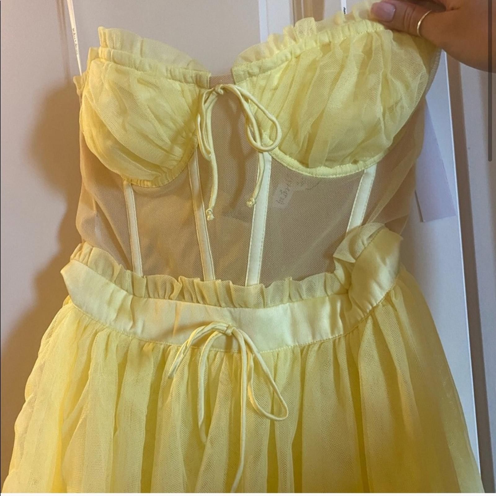 Other NWT Ultra Rare For Love and Lemons Bustier Gown Maxi Dress M Size M / US 6-8 / IT 42-44 - 4 Thumbnail