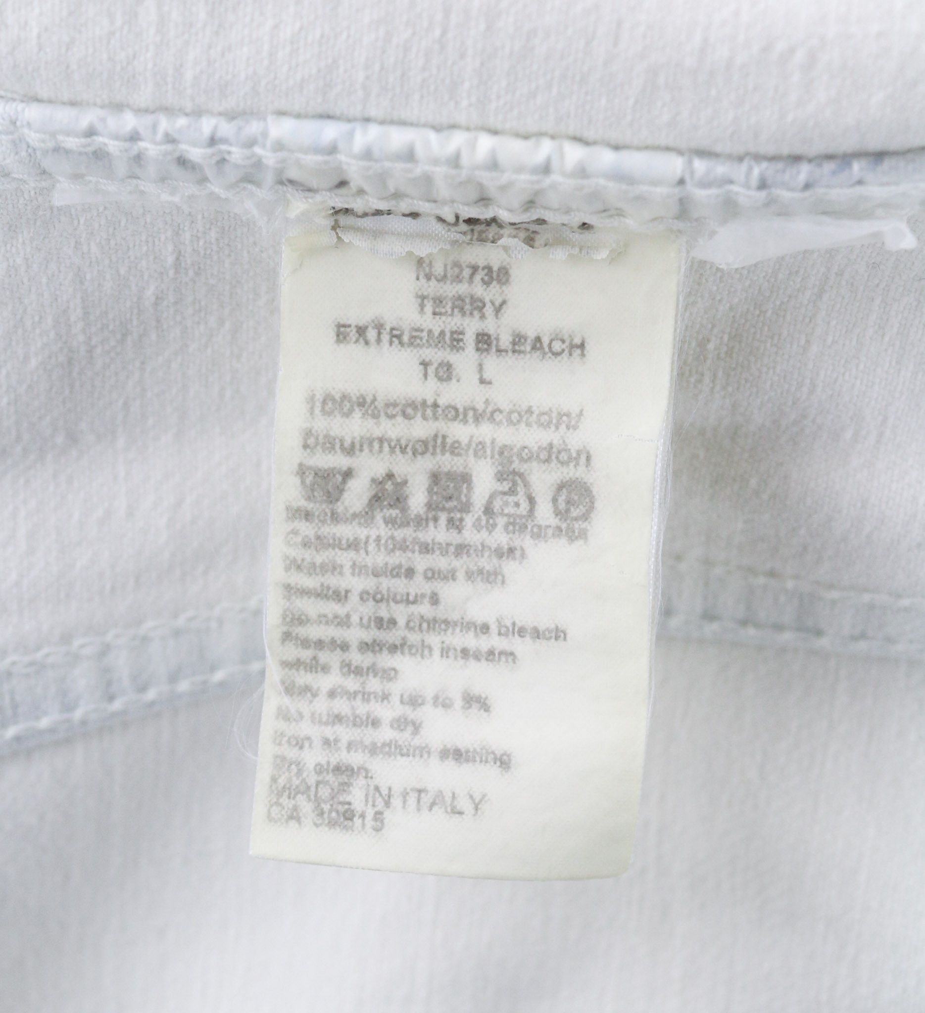 Nudie Jeans TERRY L Extreme Bleach Light Spread Logo Jacket 81028 Size US L / EU 52-54 / 3 - 7 Thumbnail