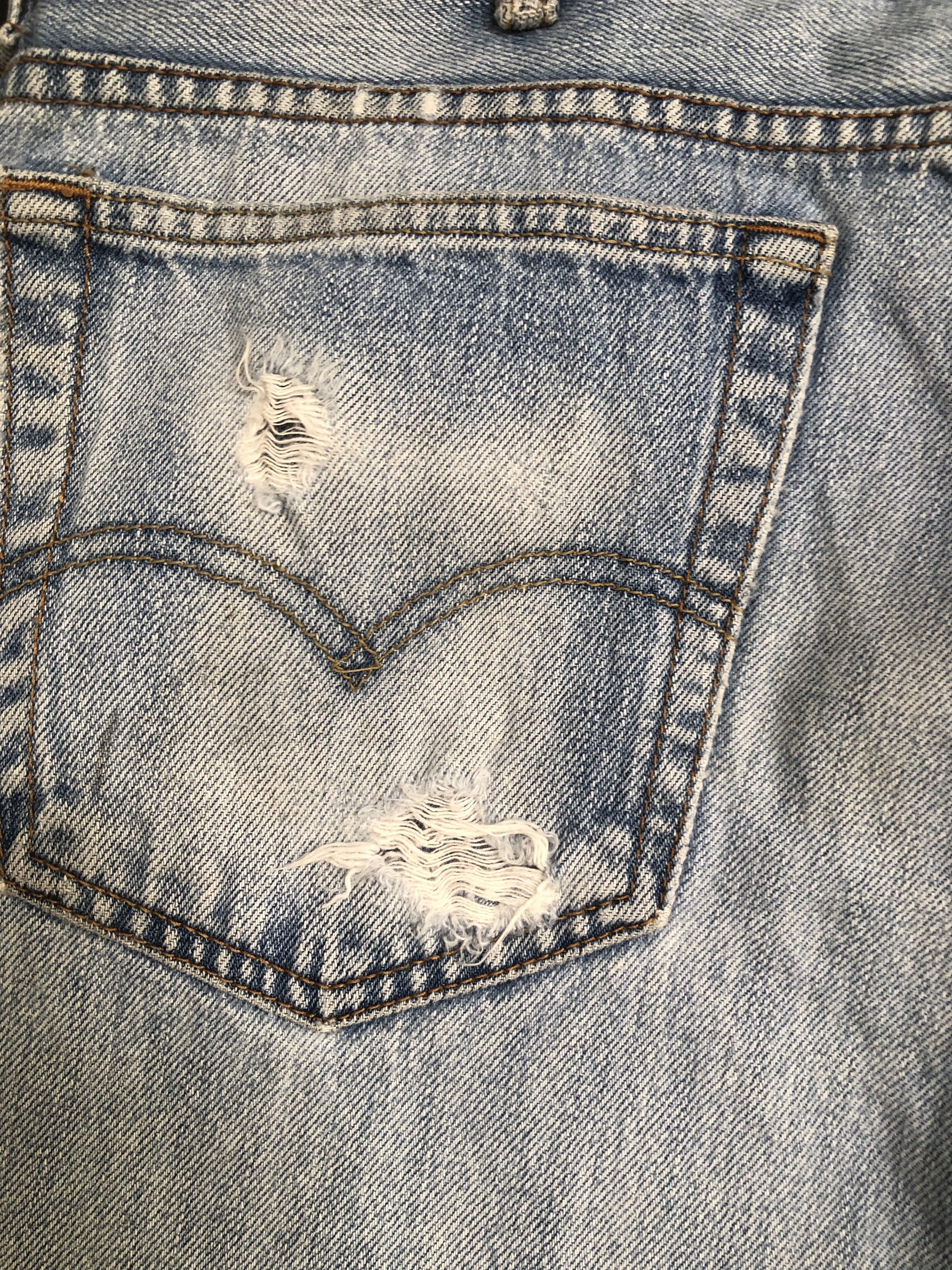 Levi's Vintage Levis 516 Distressed Jeans - L300 Size US 34 / EU 50 - 14 Thumbnail