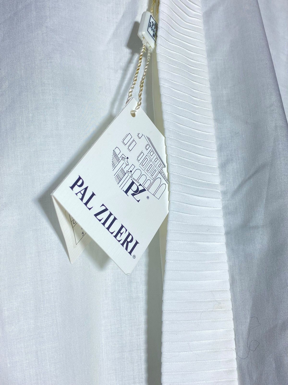 Pal Zileri Pal Zileri Gruppo Foral New Cotton Shirt Ribbed Details Size US L / EU 52-54 / 3 - 16 Thumbnail
