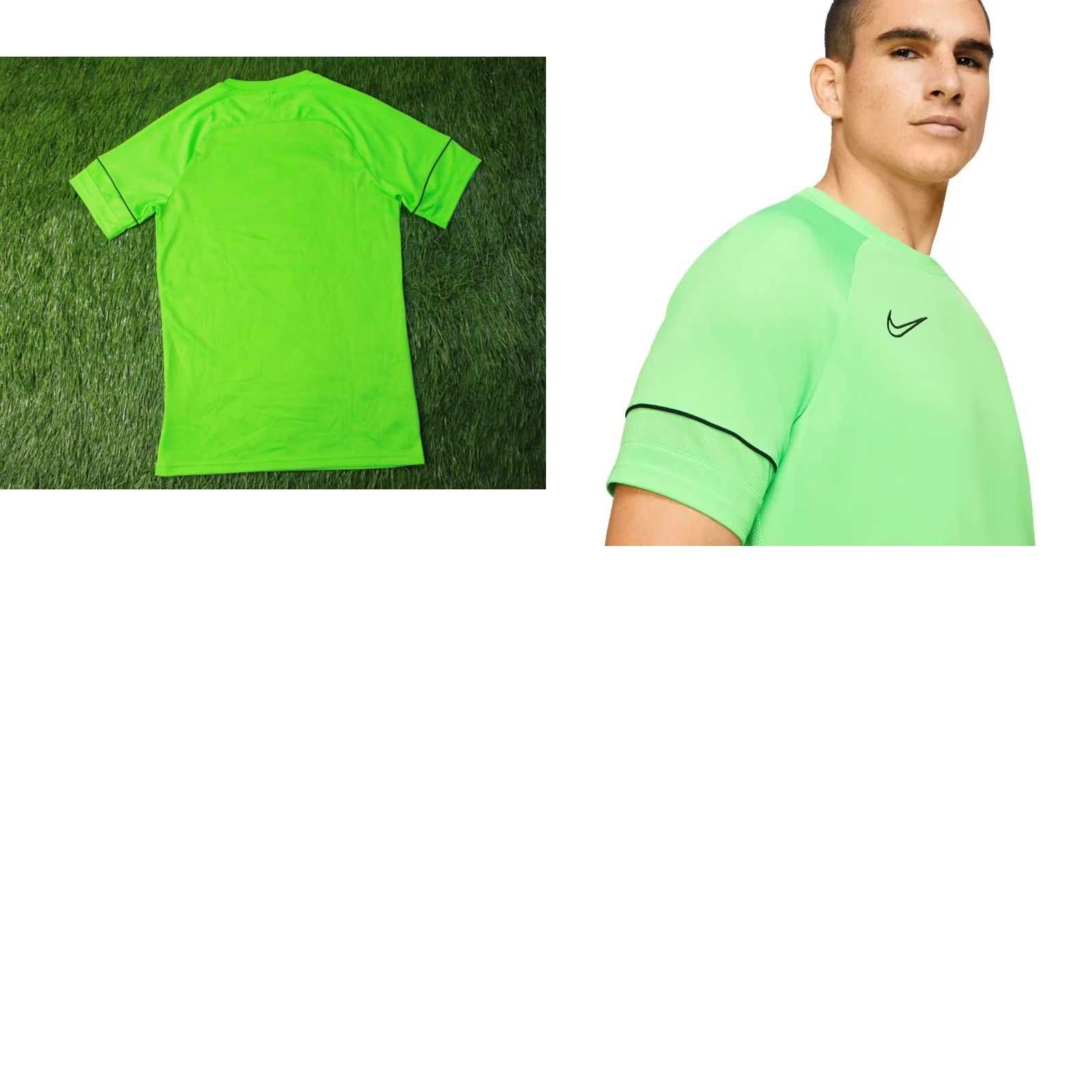 Nike Nike Academy Dri-FIT Original 2021 Men Football Shirt Jersey Tee Size S Green and Black Nike Dri-FIT Football Shirt Mens S Size US S / EU 44-46 / 1 - 8 Thumbnail