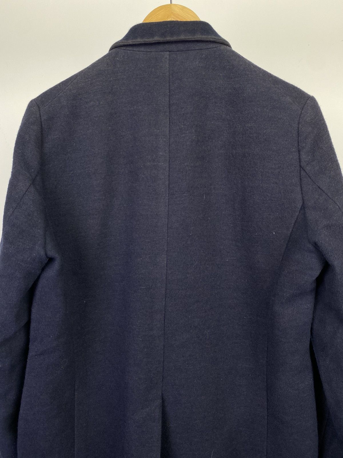 Japanese Brand Blue Blue Japan Sunfaded Indigo Wool Blend Overcoat Size US S / EU 44-46 / 1 - 8 Thumbnail