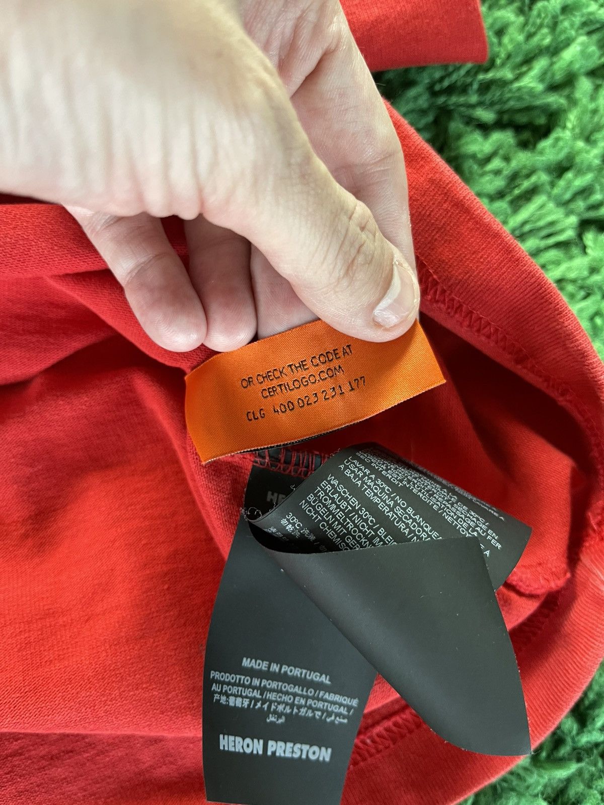 Heron Preston Heron Preston "Eagle" L/S Tee Size US M / EU 48-50 / 2 - 9 Thumbnail