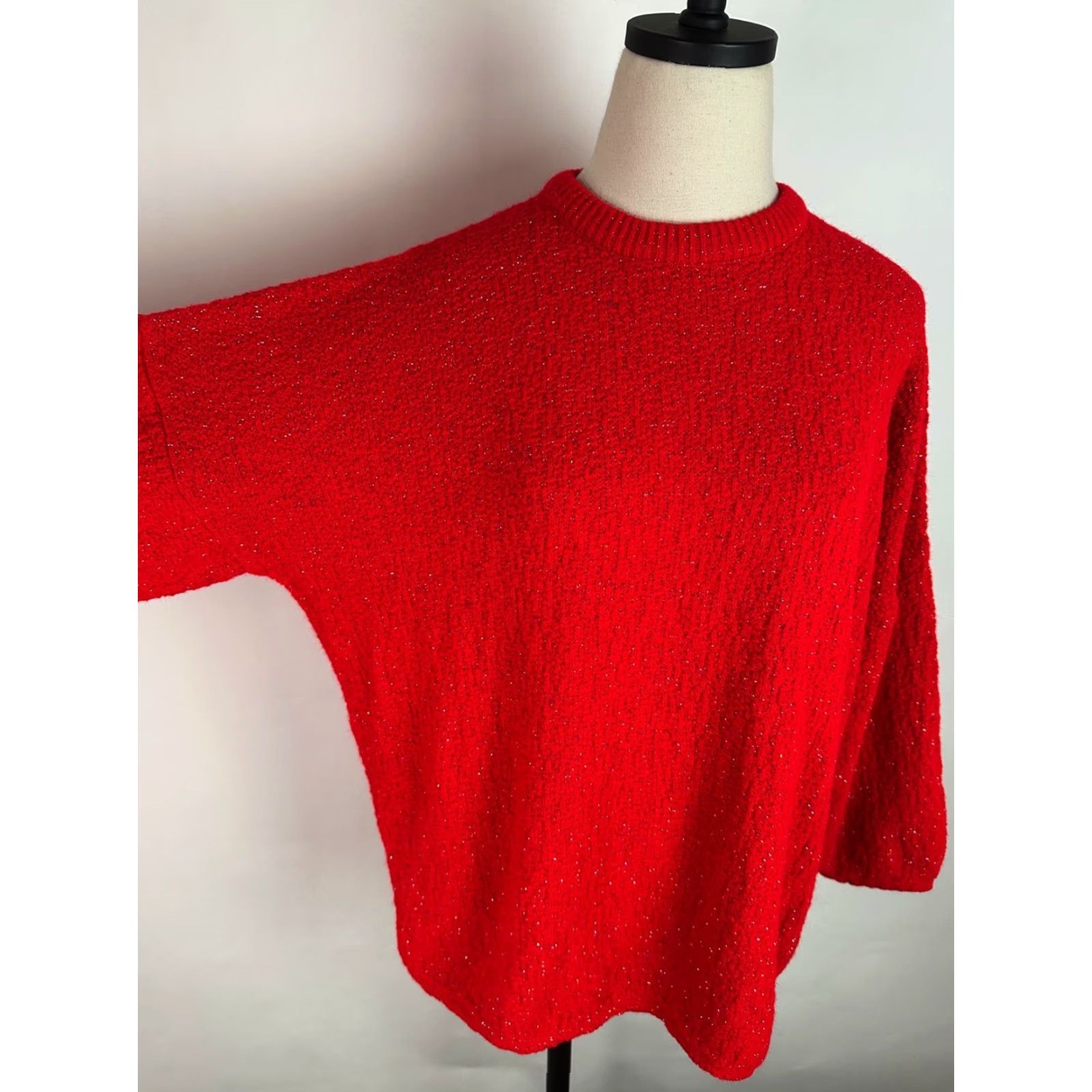 Vintage VINTAGE Miss Scotch English Sweater Womens XL Red Christmas 80s Pullover Knits Size XL / US 12-14 / IT 48-50 - 4 Thumbnail