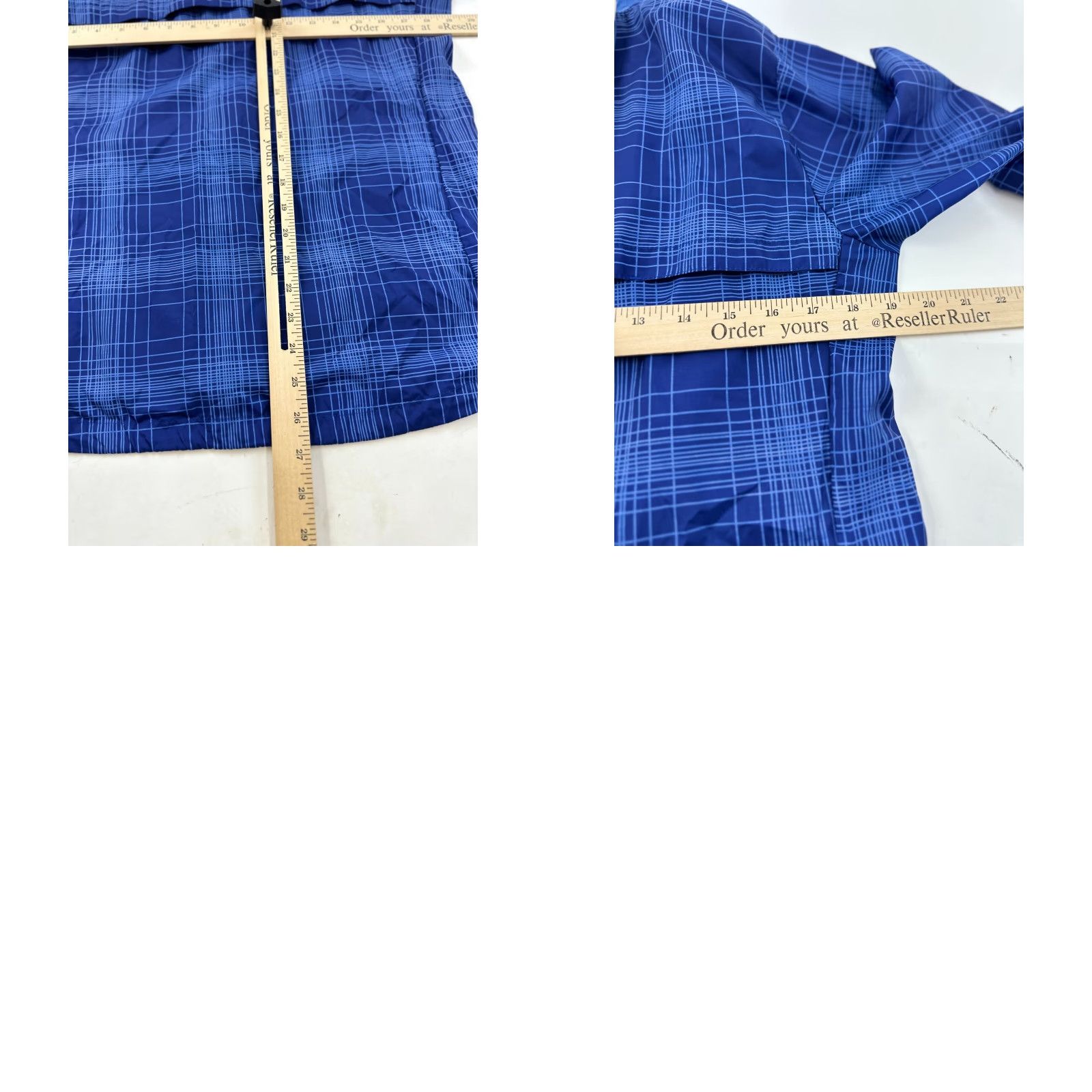 Nike Nike Jacket Women M Blue Plaid Windbreaker Lined Full Zipper Running Casual Activewear Outdoor Fall Winter Size M / US 6-8 / IT 42-44 - 8 Thumbnail