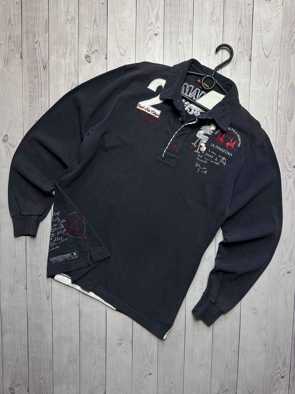 La Martina × Vintage Vintage l a martina rugby jersey size L logo Size US L / EU 52-54 / 3 - 1 Thumbnail