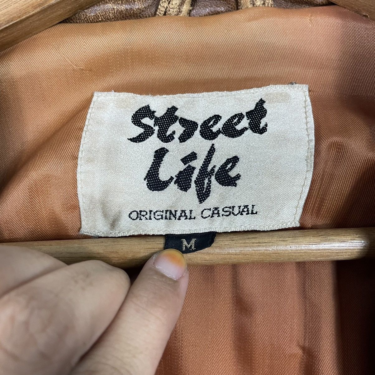 Japanese Brand Japanese Brand Street Life Military Leather Jacket Size US M / EU 48-50 / 2 - 17 Thumbnail