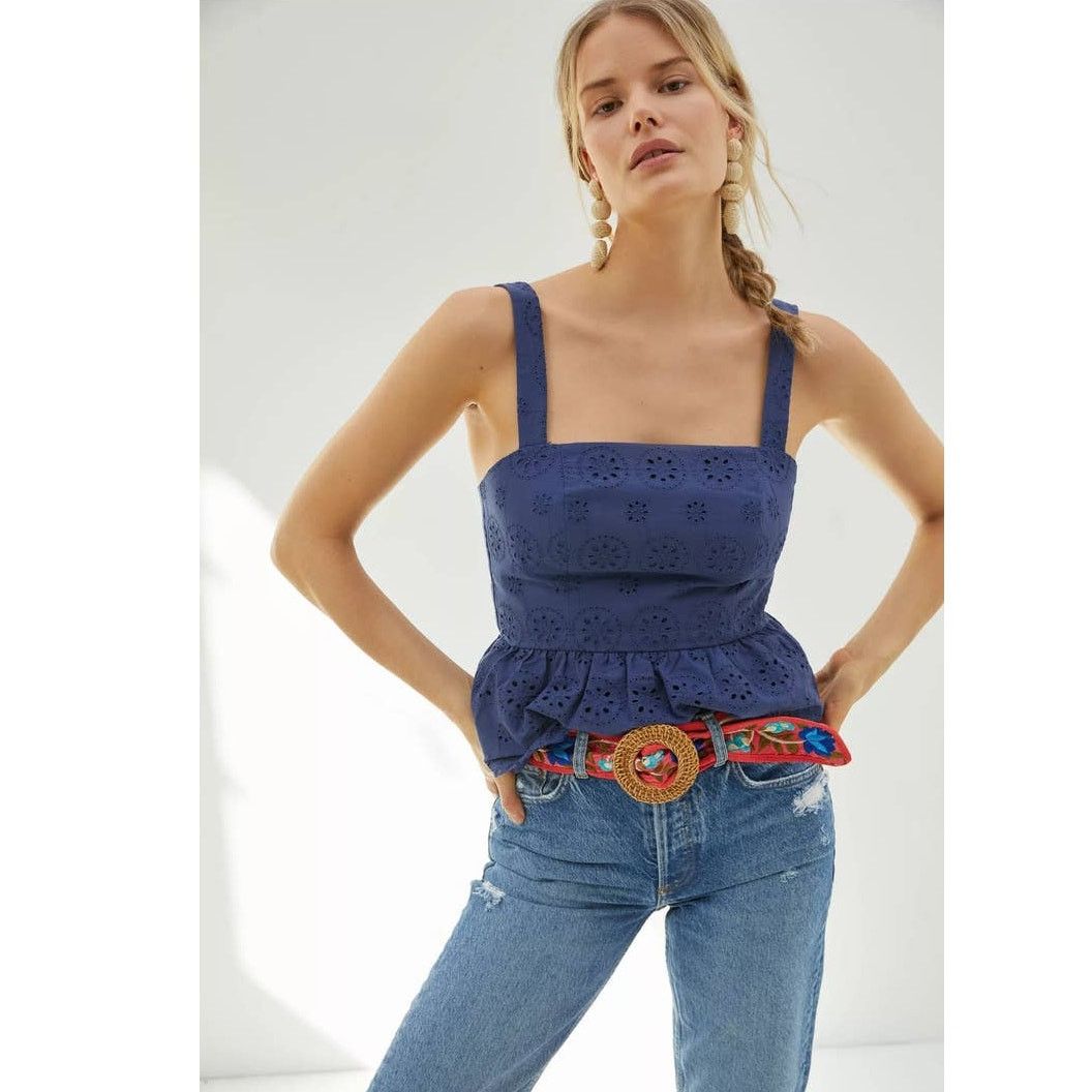 Anthropologie New Anthropologie HUTCH Dorri Buckle-Back Tank $128 SIZE 8 Size M / US 6-8 / IT 42-44 - 2 Thumbnail