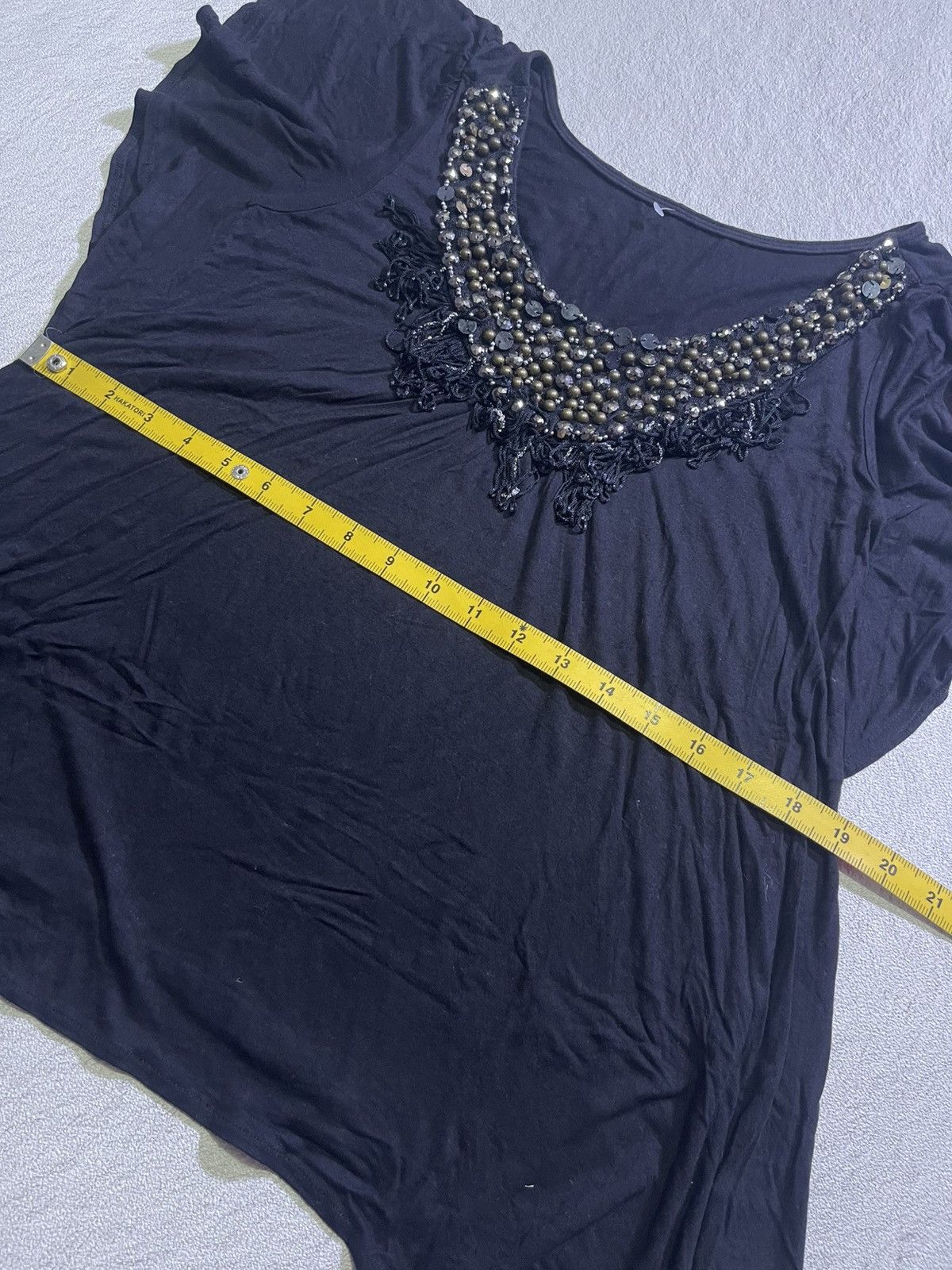 Japanese Brand Y2K CECIL MC BEE women's short tshirt with glitter motif Size M / US 6-8 / IT 42-44 - 8 Thumbnail