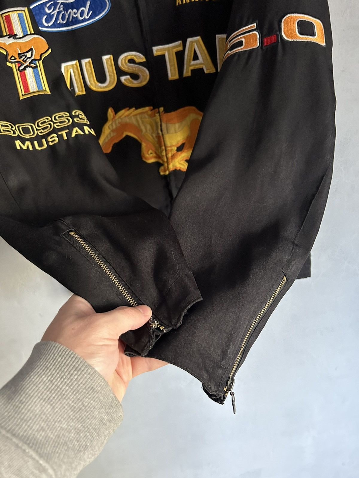 Mustang × Vintage Vintage Racing jacket Ford Mustang GOLD 40th anniversary Size US M / EU 48-50 / 2 - 3 Thumbnail