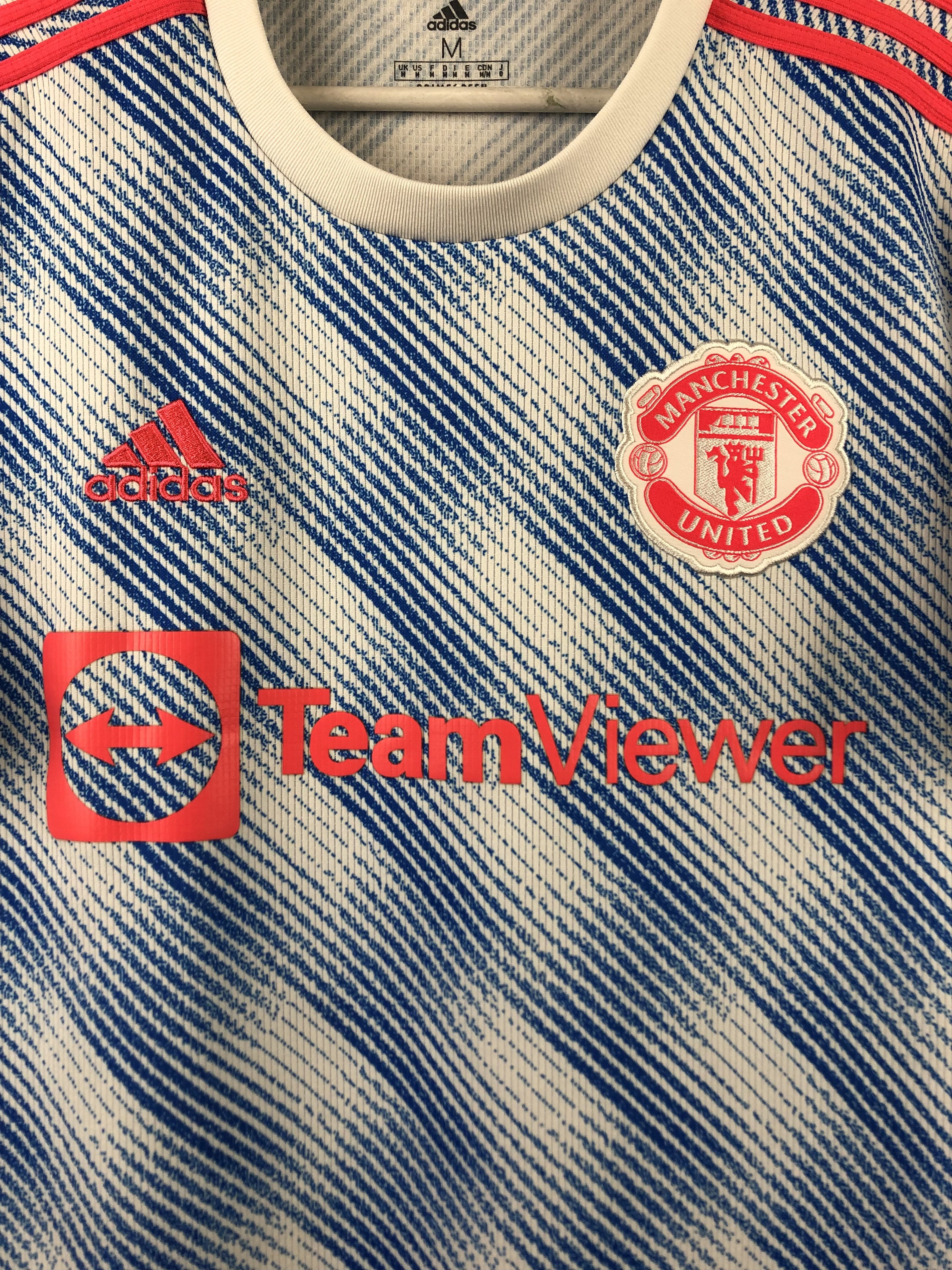 Adidas Manchester United football shirt 2021 Soccer Jersey Trikot Size US M / EU 48-50 / 2 - 5 Thumbnail