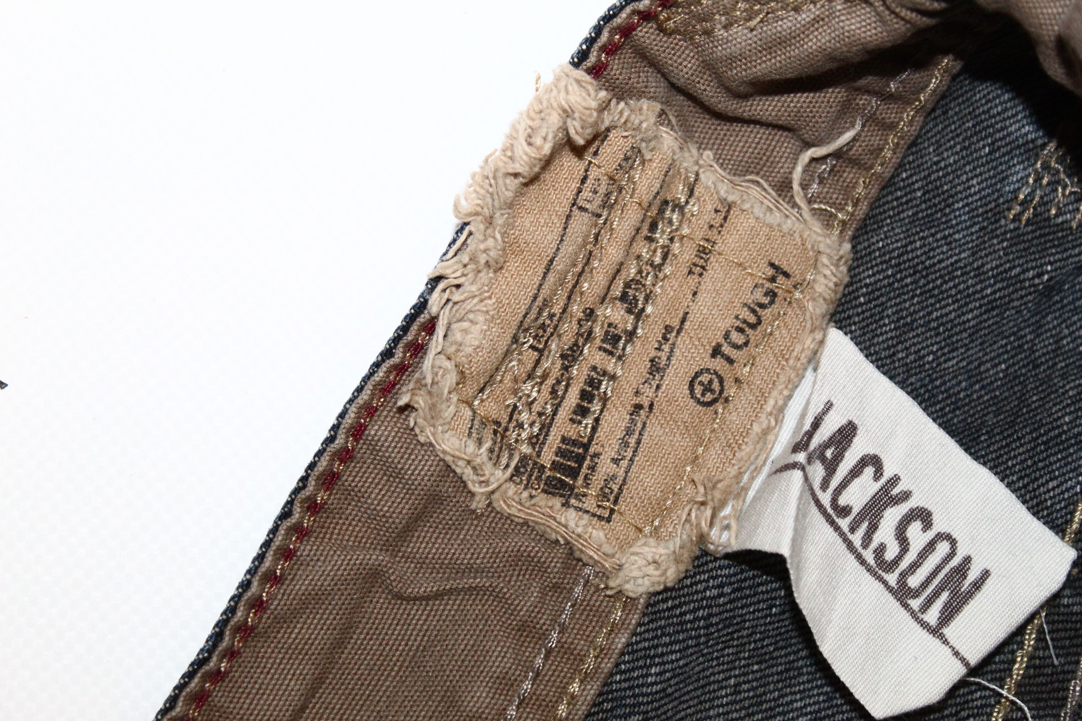 If Six Was Nine 💥Tough JeanSmith Jackson Cargo Pockets Arc Jeans Size US 33 - 10 Thumbnail