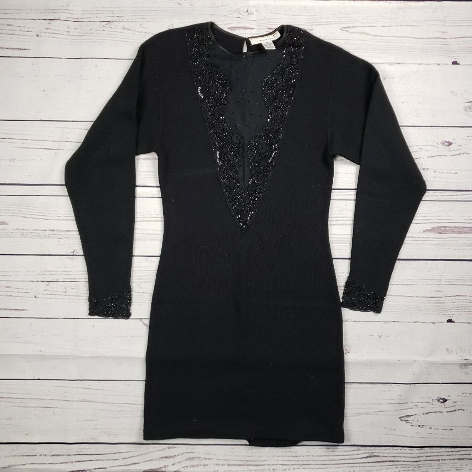 Other Collections Michelle Stuart Long Sleeve Sweater Dress Medium Size M / US 6-8 / IT 42-44 - 1 Thumbnail