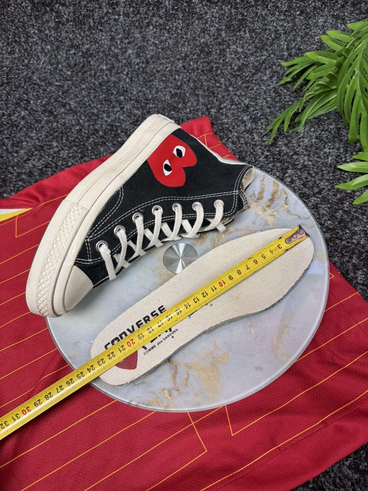 Comme des Garcons PLAY Comme des Garcons Play X Chuck 70 Shoes Black Size US 7 / IT 37 - 18 Thumbnail