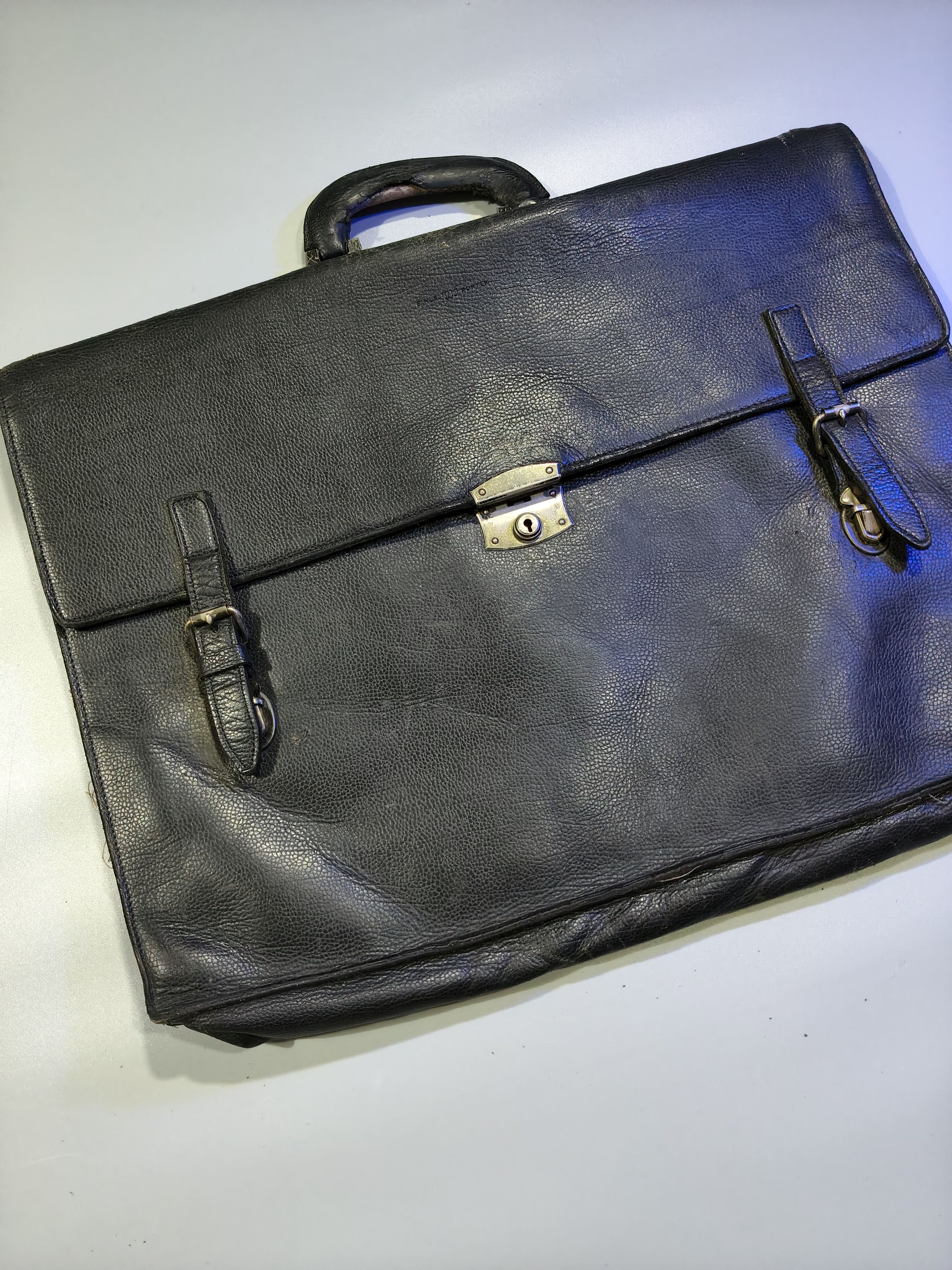 Porter Porter leather briefcase,classic leather Size ONE SIZE - 2 Thumbnail