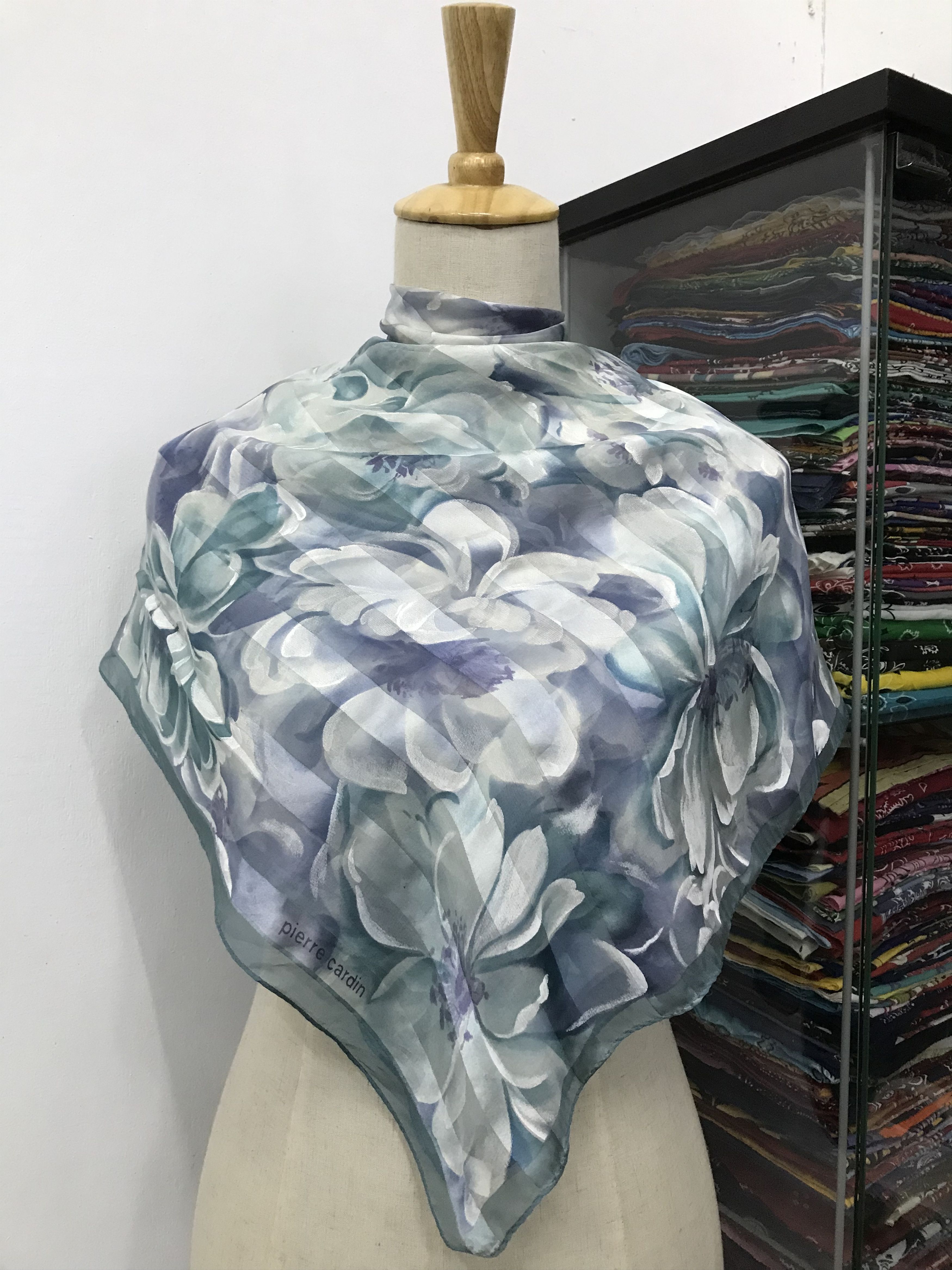 Pierre Cardin Vintage Pierre Cardin Silk Scarf Size ONE SIZE - 1 Thumbnail