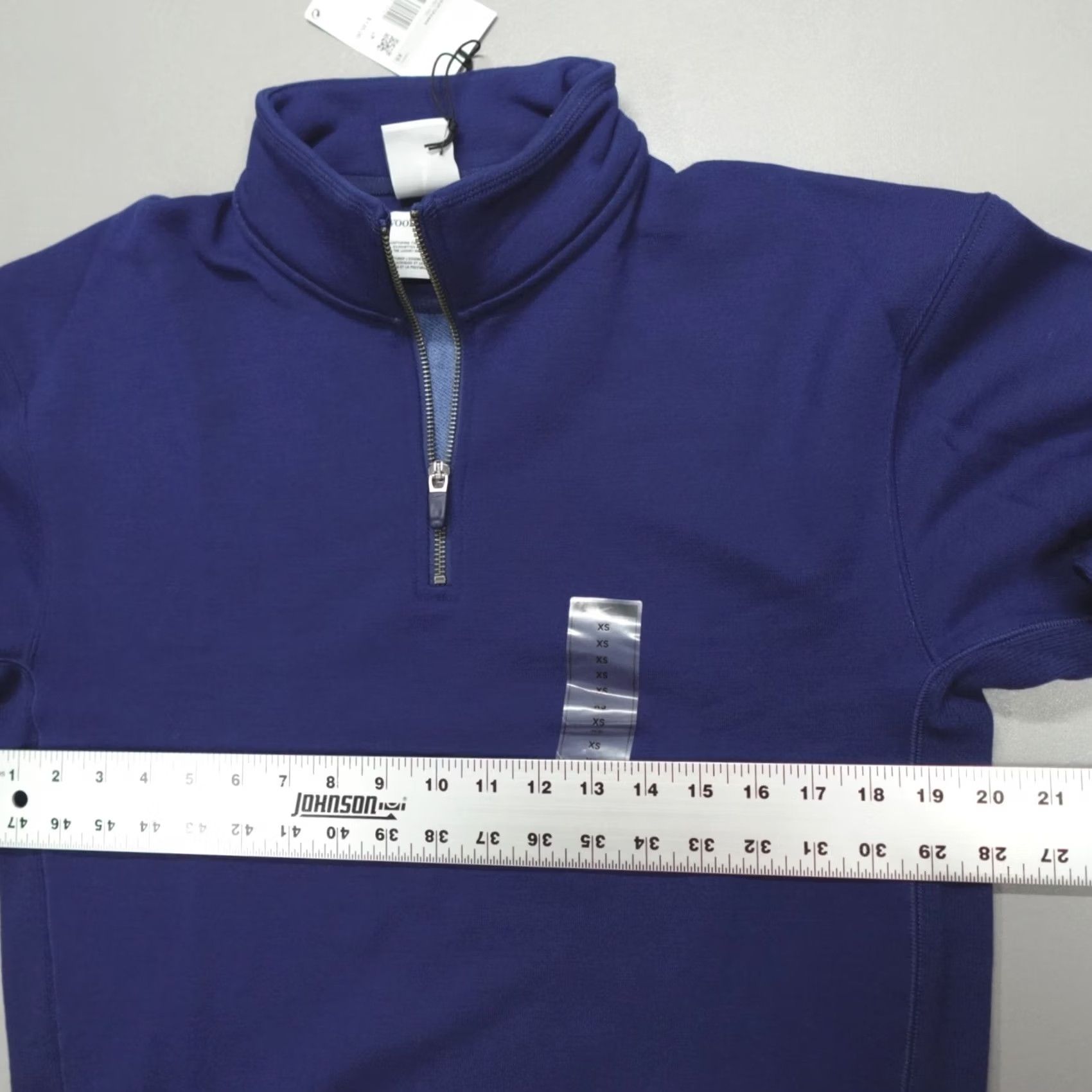 Nike Nike Wool Classics 1/4 Zip Relaxed Fit Sweater XS Blue Void FV4891-492 Size US XS / EU 42 / 0 - 7 Thumbnail