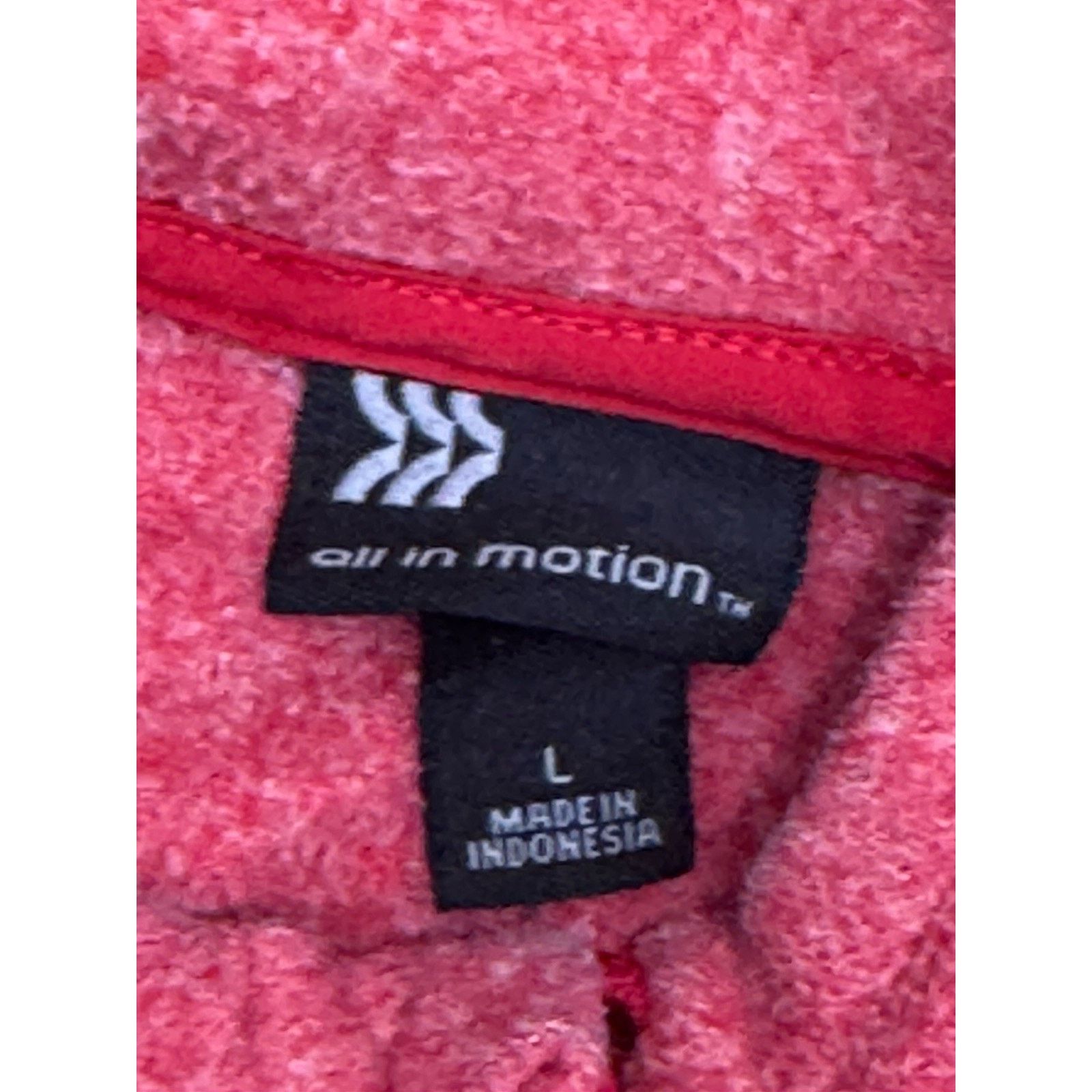 Other All In Motion 1/4 Zip Hooded Pullover, Women’s L Light Red Size L / US 10 / IT 46 - 6 Thumbnail