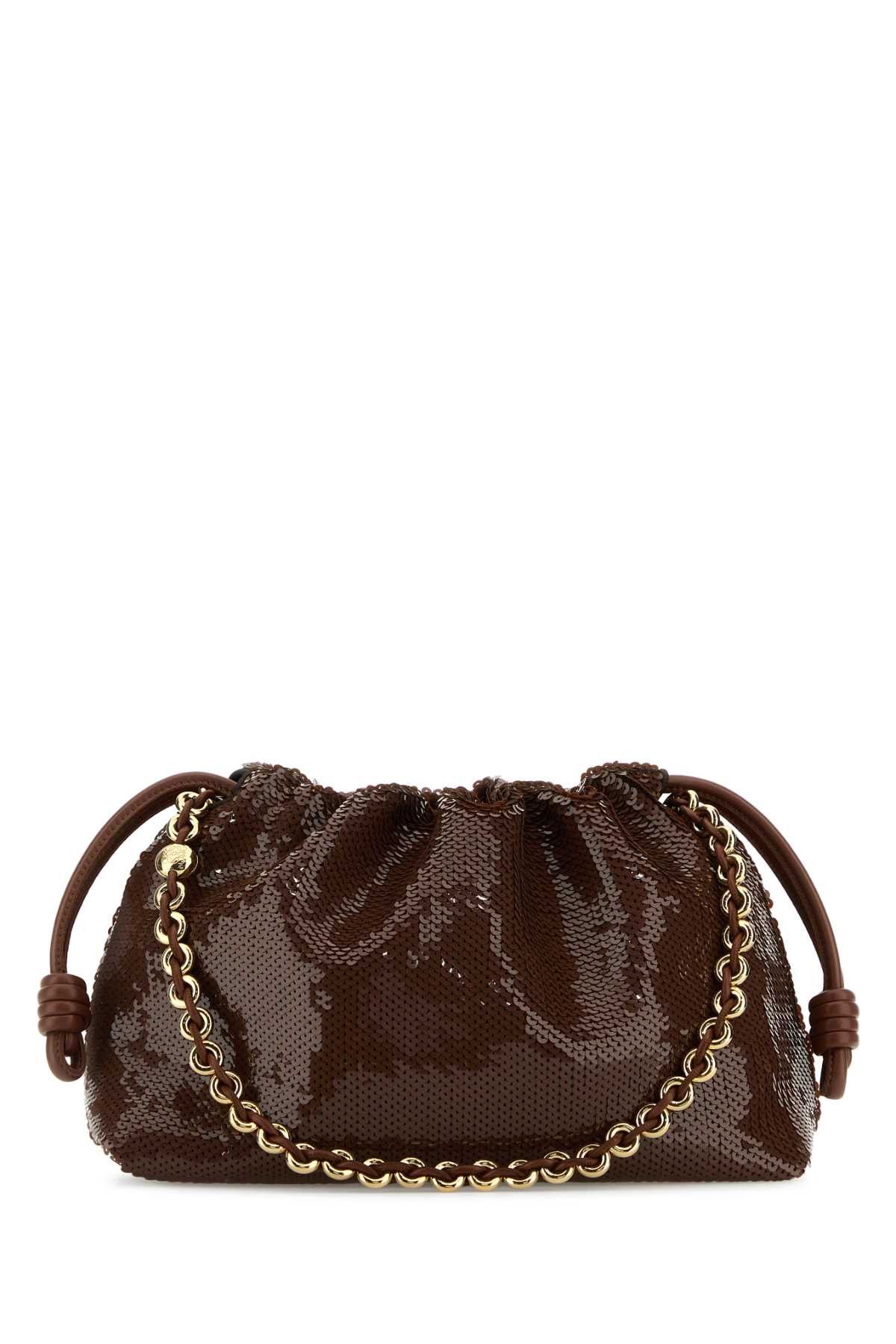 Loewe Embellished Fabric Flamenco Purse Clutch, Women's