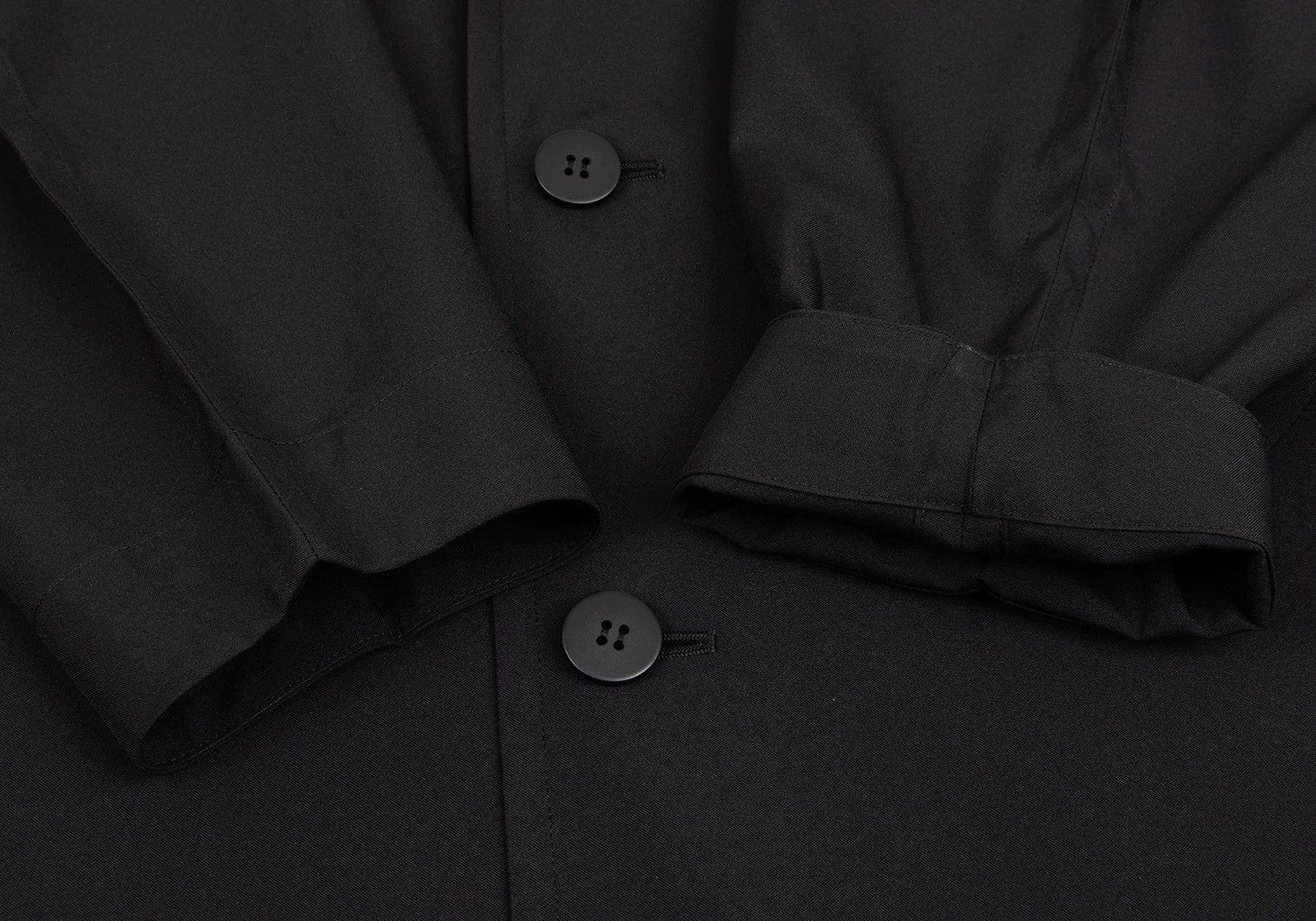 Issey Miyake Flat Pleats Polyester Chester Coat in Black Size 3 Size US L / EU 52-54 / 3 - 6 Thumbnail