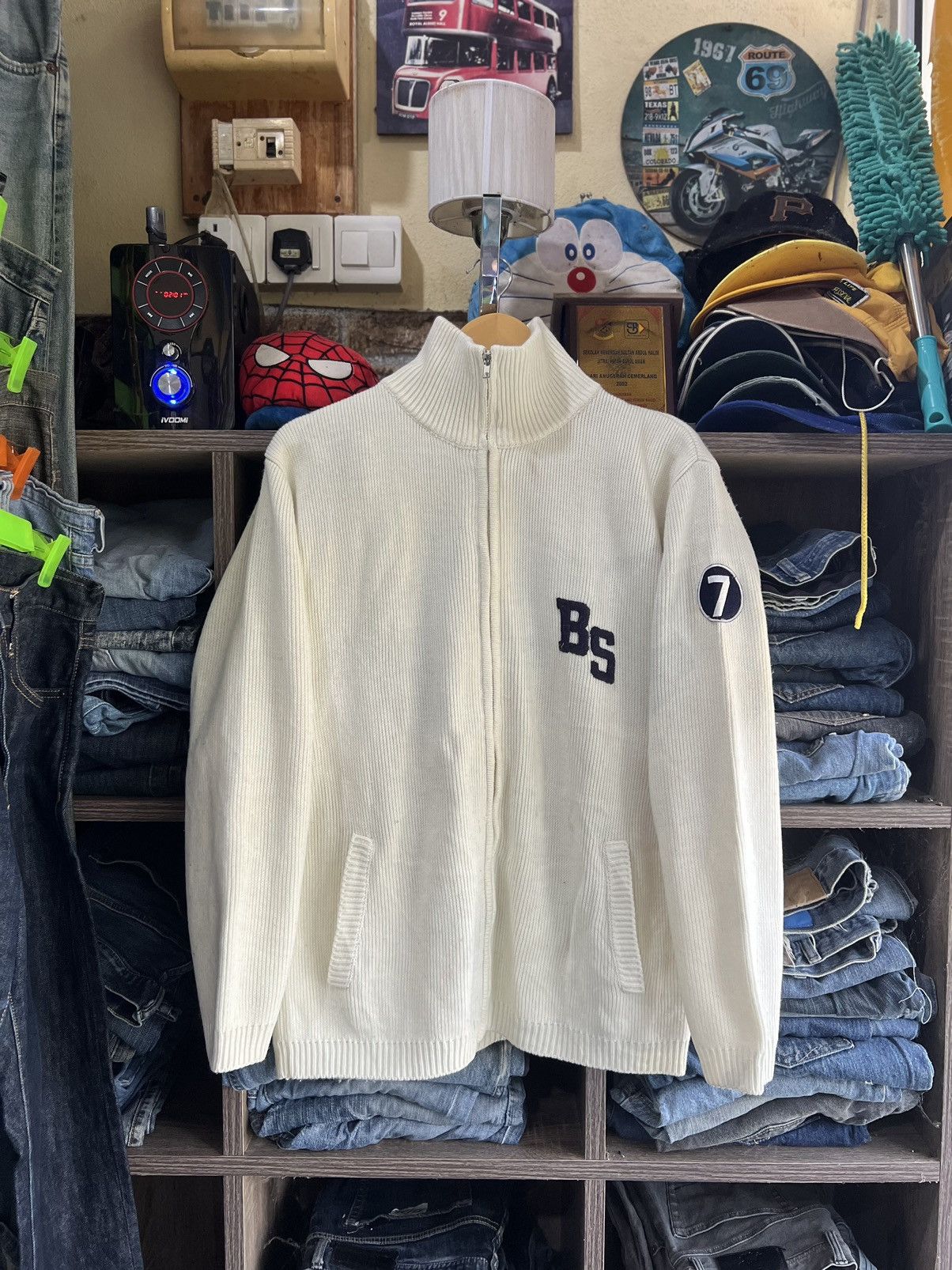 Japanese Brand 🔥Danbury Fuky Boy Knit Zipper Jacket Size US S / EU 44-46 / 1 - 1 Thumbnail