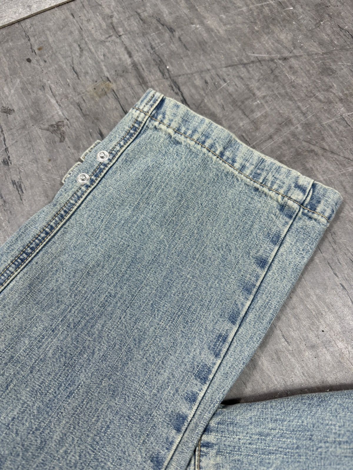 If Six Was Nine ᶠᵃⁿᶜʸᵍᵘʸ BNWT Y2K Baggy Washed Denim Jeans Wide leg vintage Size 30" / US 8 / IT 44 - 7 Thumbnail