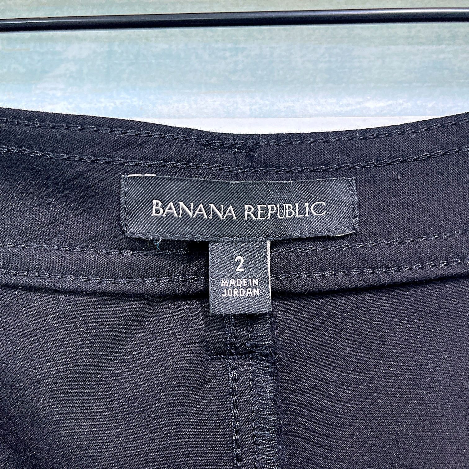 Banana Republic Banana Republic Slim Refined Stretch Cargo Ankle Pants Black Size 26" / US 2 / IT 38 - 6 Thumbnail