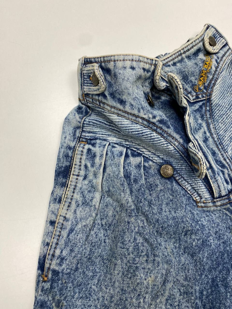 SAM. SAM BAD White Eagle Vintage Acid Wash Jeans 80s-90s Italy 36 Size 28" / US 6 / IT 42 - 5 Thumbnail