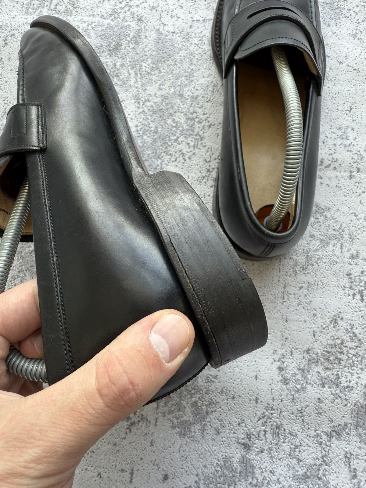 Bally Bally Switzerland Leather Black Loafers Size EU 8 , US 9 Size US 9 / EU 42 - 14 Thumbnail