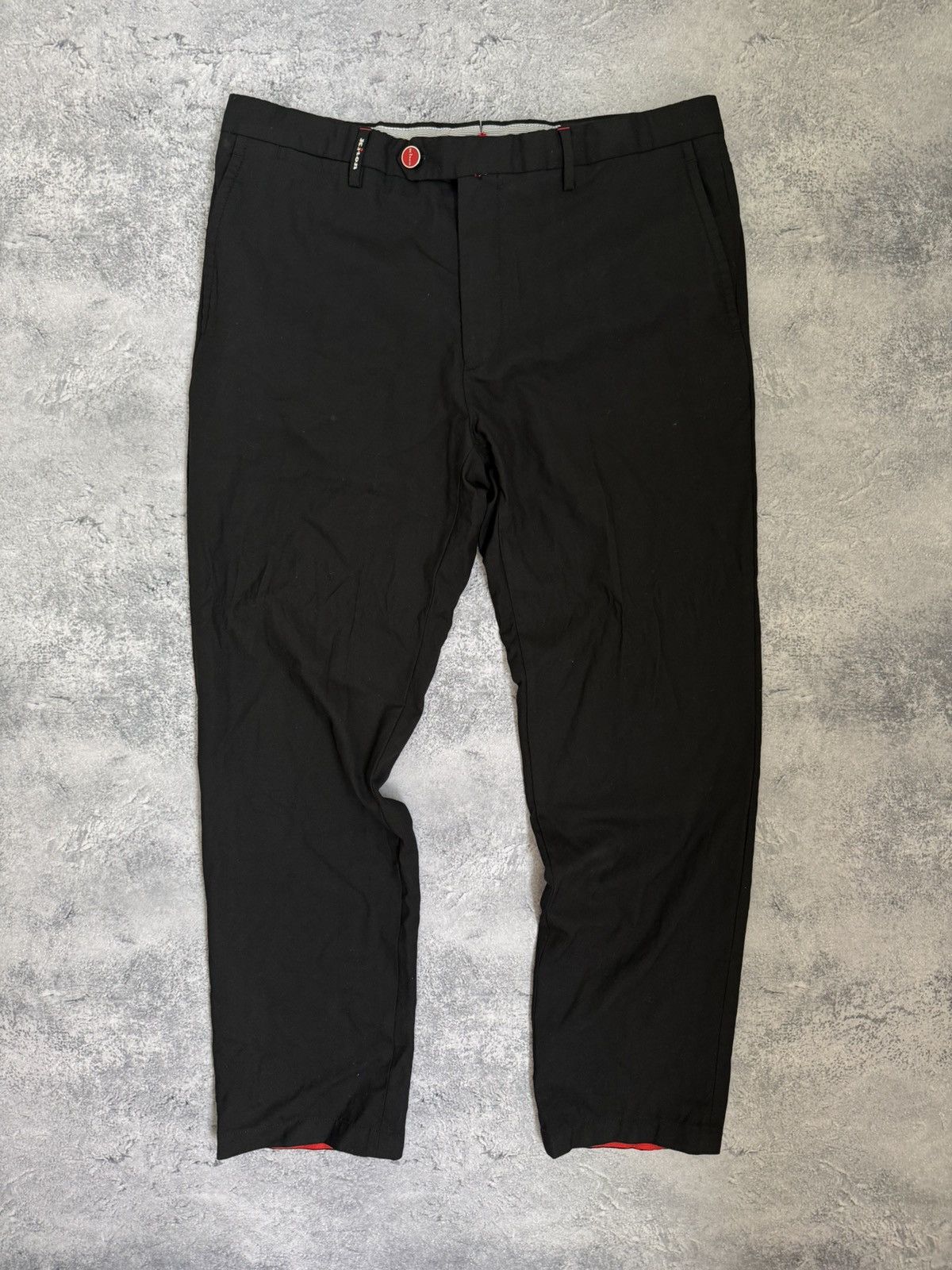 Kiton Kiton Napoli Italian Lightweight Oldmoney Wool Trackpants Size US 36 / EU 52 - 1 Thumbnail
