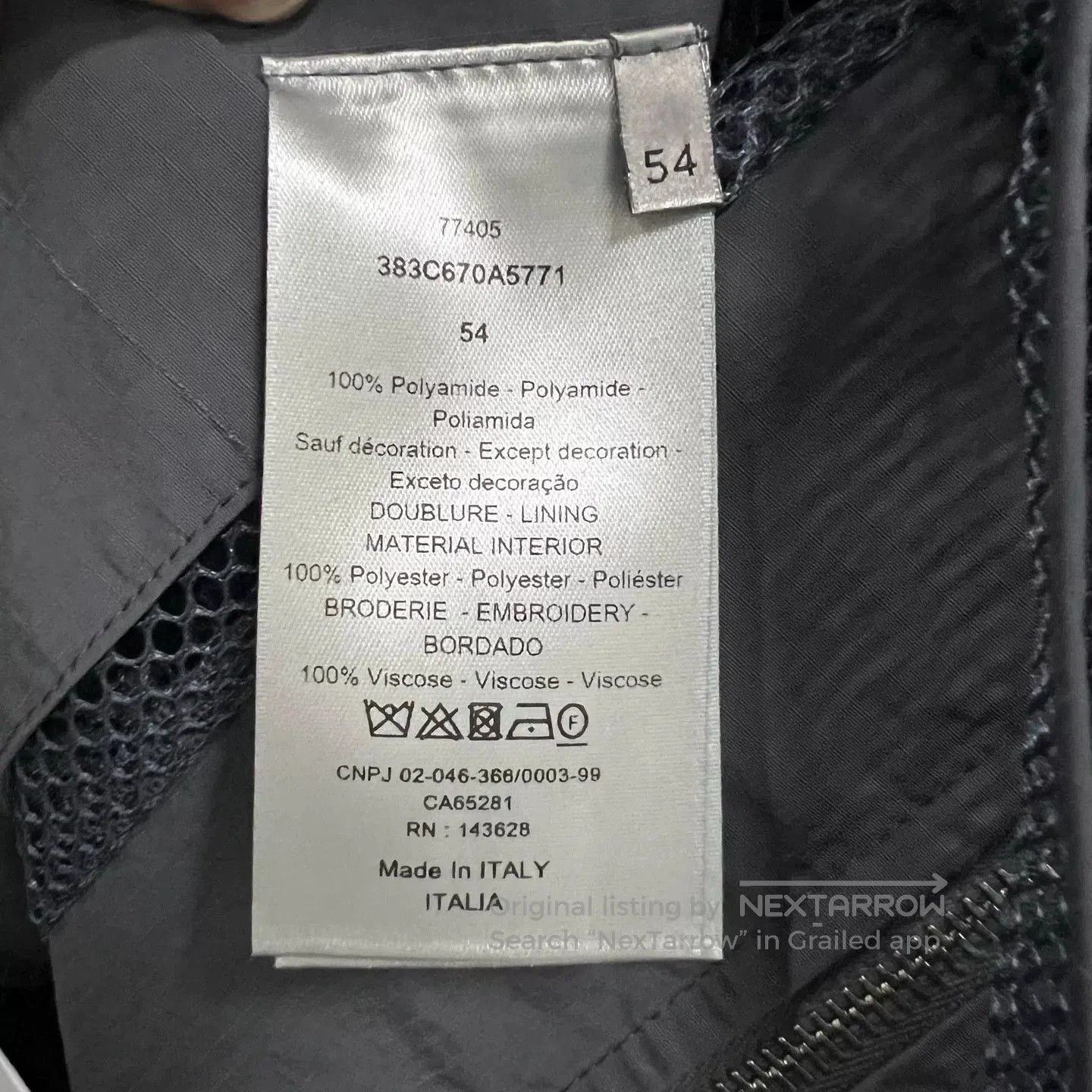 Dior Dior Gray Zip Multi-Pocket Vest. Size US L / EU 52-54 / 3 - 4 Thumbnail