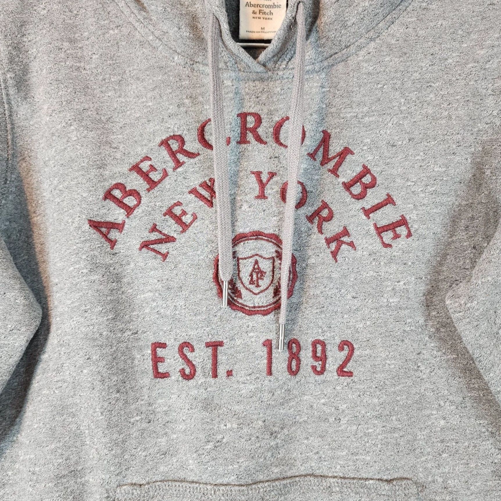 Abercrombie & Fitch Abercrombie & Fitch Gray Pullover Hoodie Long Sleeve Women's Medium Size M / US 6-8 / IT 42-44 - 3 Thumbnail