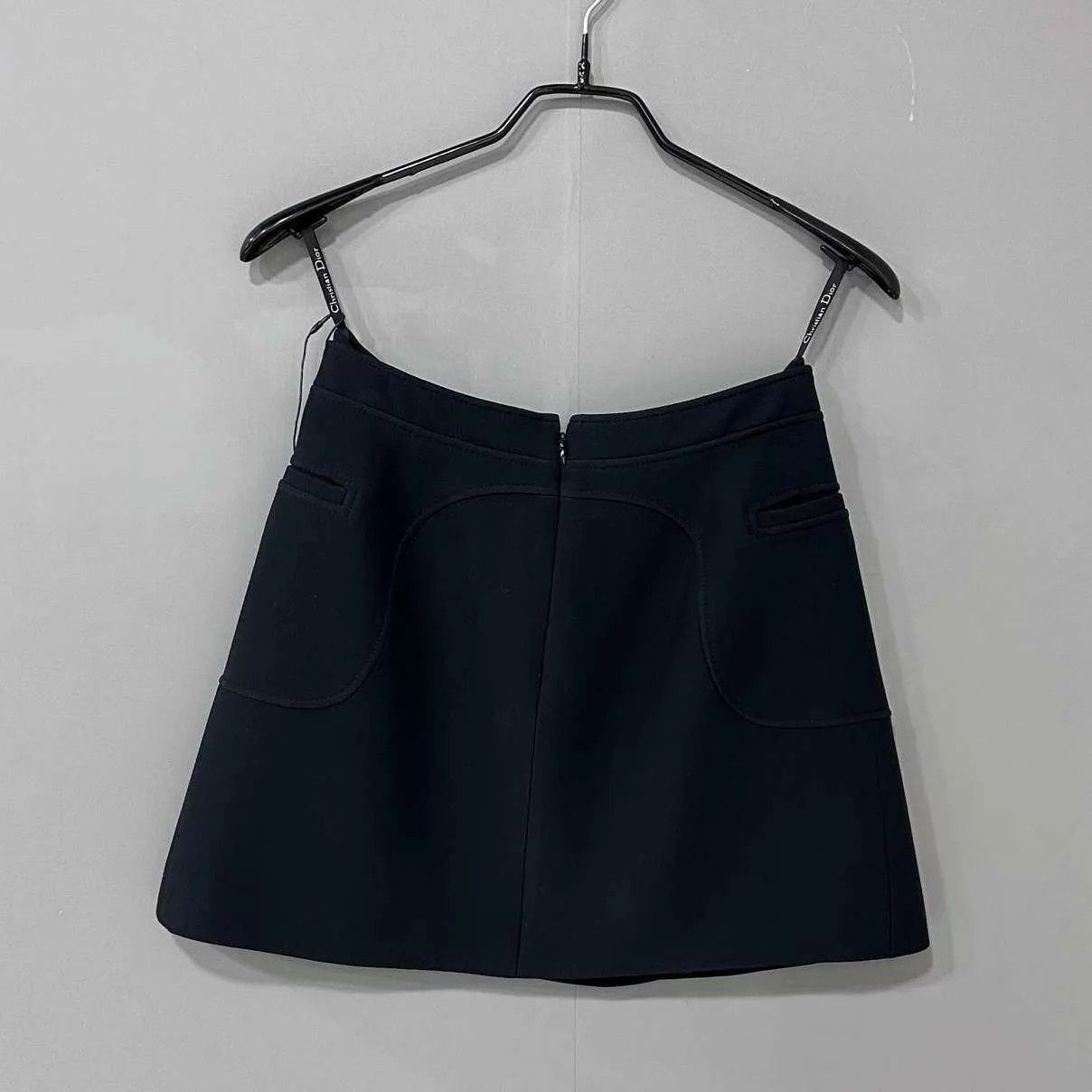 Dior Dior CD buckle black women's skirt Size 26" / US 2 / IT 38 - 3 Thumbnail