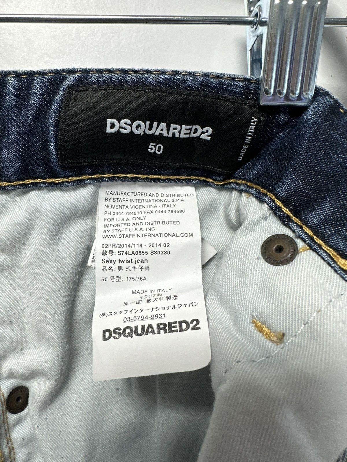 Dsquared2 Ds2 Dsquared2 Denim Jeans Rare Made in Italy Size US 34 / EU 50 - 10 Thumbnail