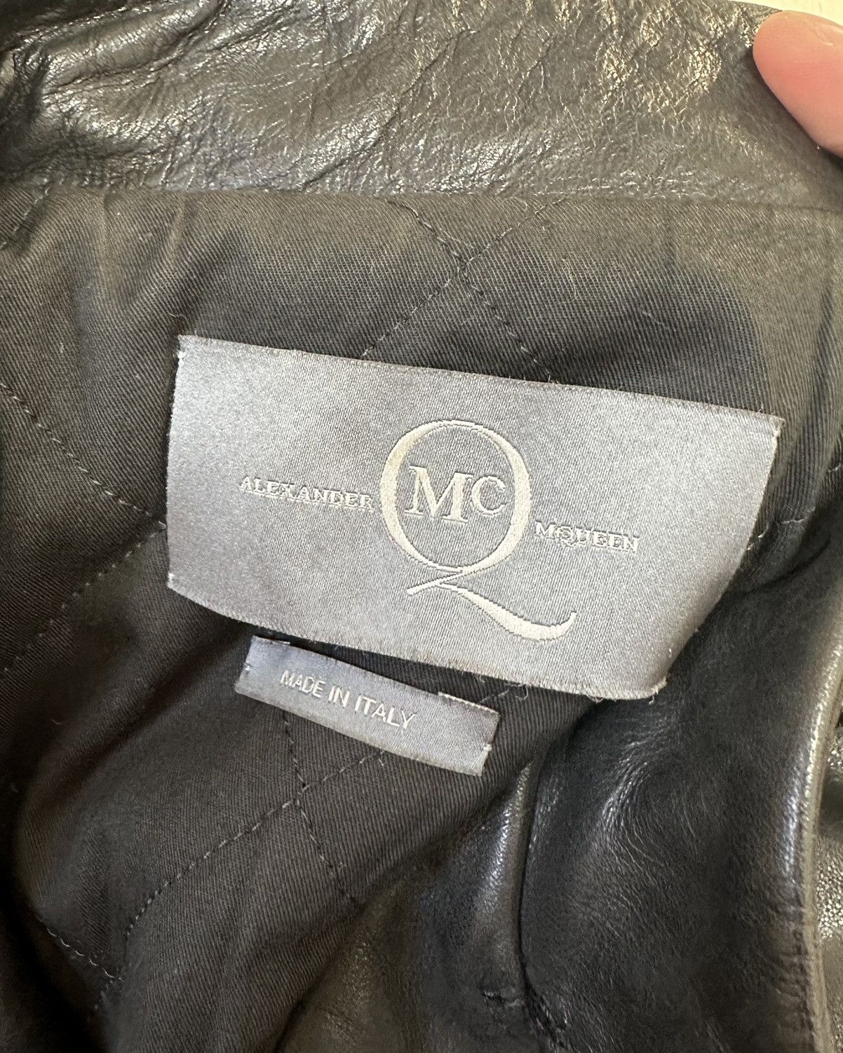 Alexander McQueen × MCQ Alexander McQueen Motorcycle Leather Jacket Size US S / EU 44-46 / 1 - 5 Thumbnail