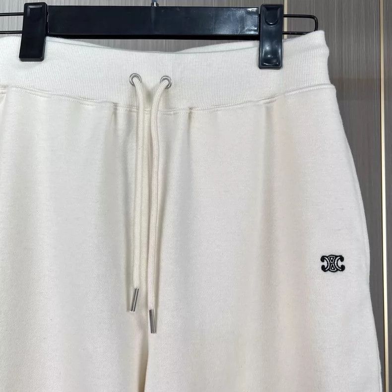 Celine Celine Embroidered Victory Logo Shorts Size XS Size US 26 / EU 42 - 3 Thumbnail