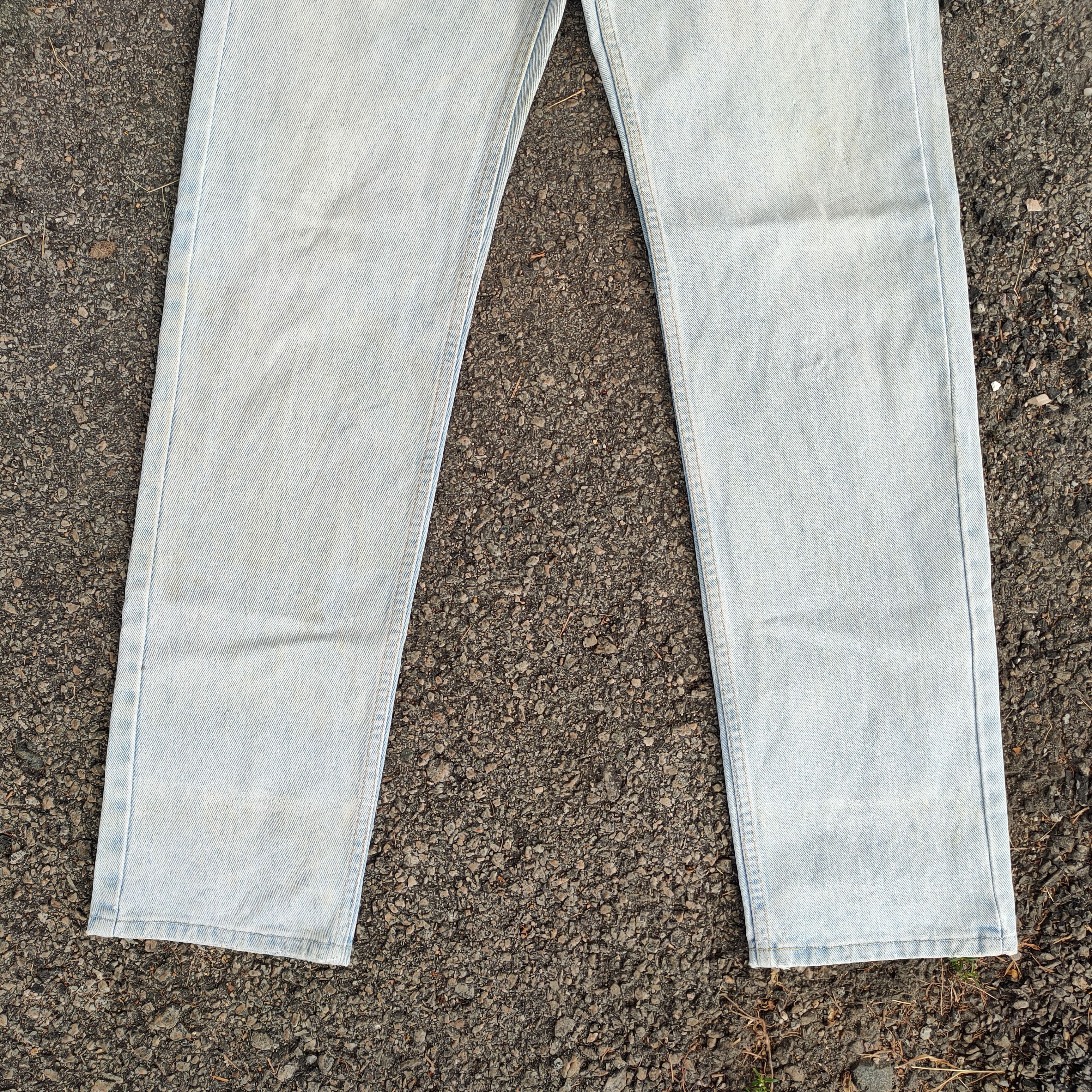 Guess VINTAGE GUESS BUTTON FLY FADED BLUE JEANS DENIM PANTS Size US 32 / EU 48 - 5 Thumbnail