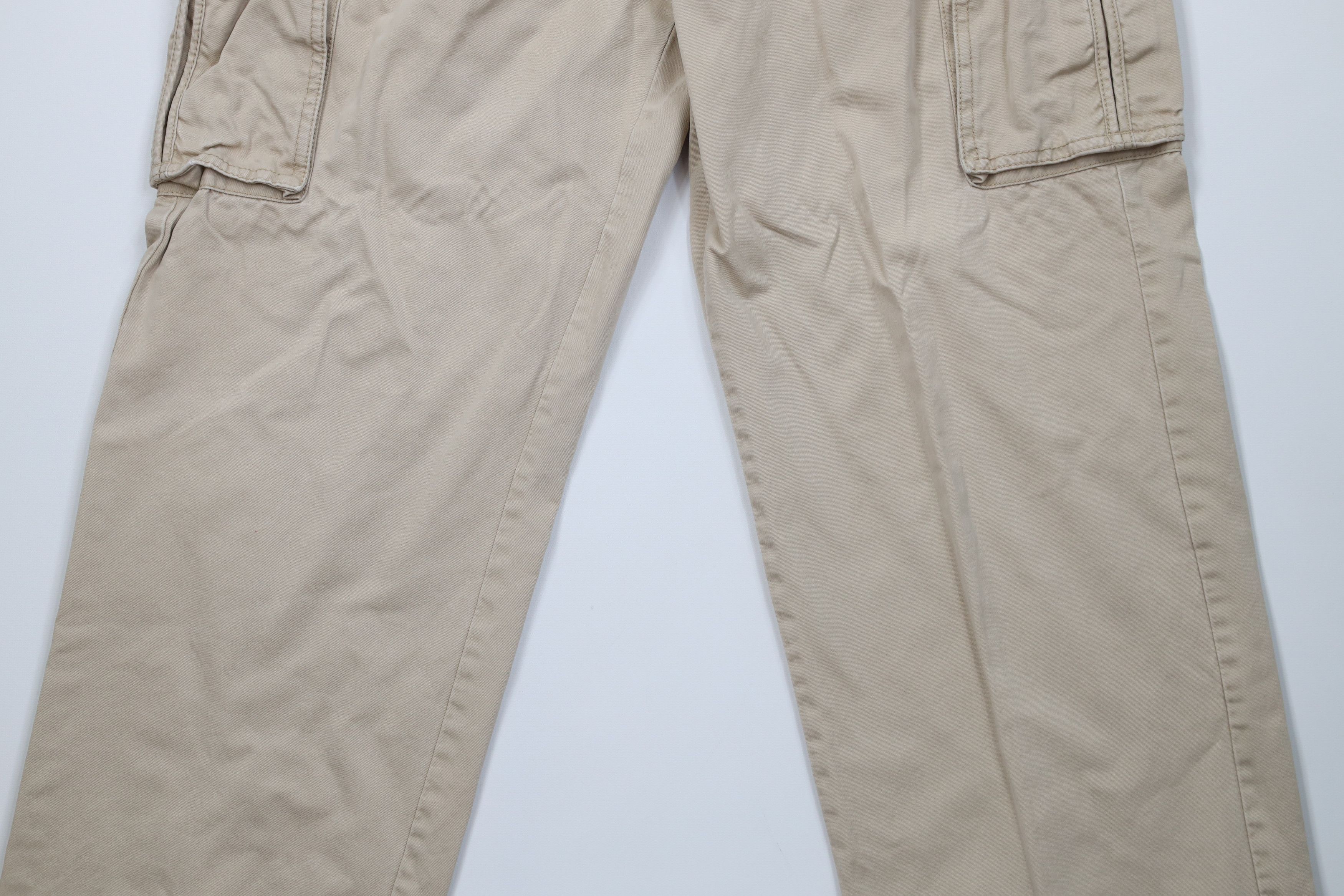 L.L. Bean Vintage LL Bean Heavyweight Wide Leg Cargo Pants Cotton Size US 36 / EU 52 - 3 Thumbnail