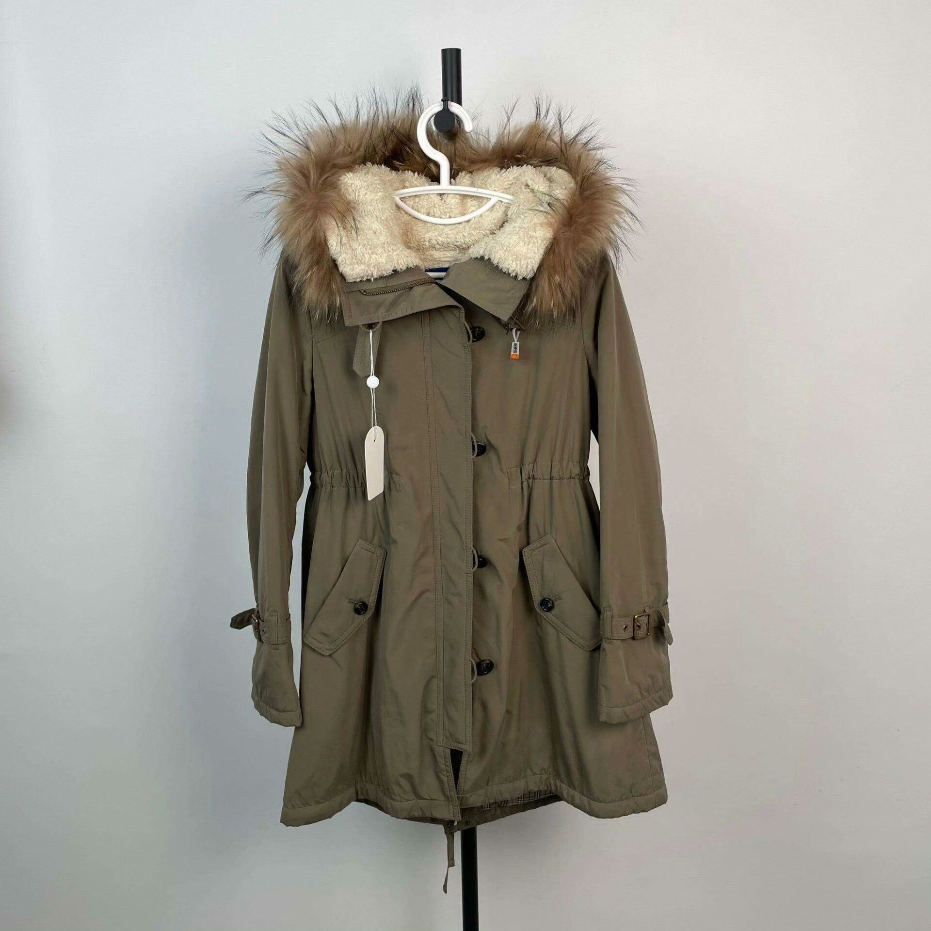 Burberry Burberry Blue Label Military Green Coat Size S / US 4 / IT 40 - 1 Thumbnail