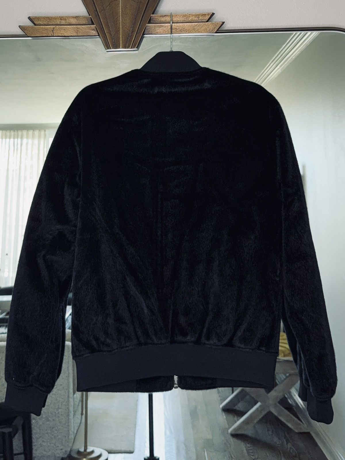 Urban Outfitters Black Faux Camel Hair Bomber Size US M / EU 48-50 / 2 - 4 Thumbnail