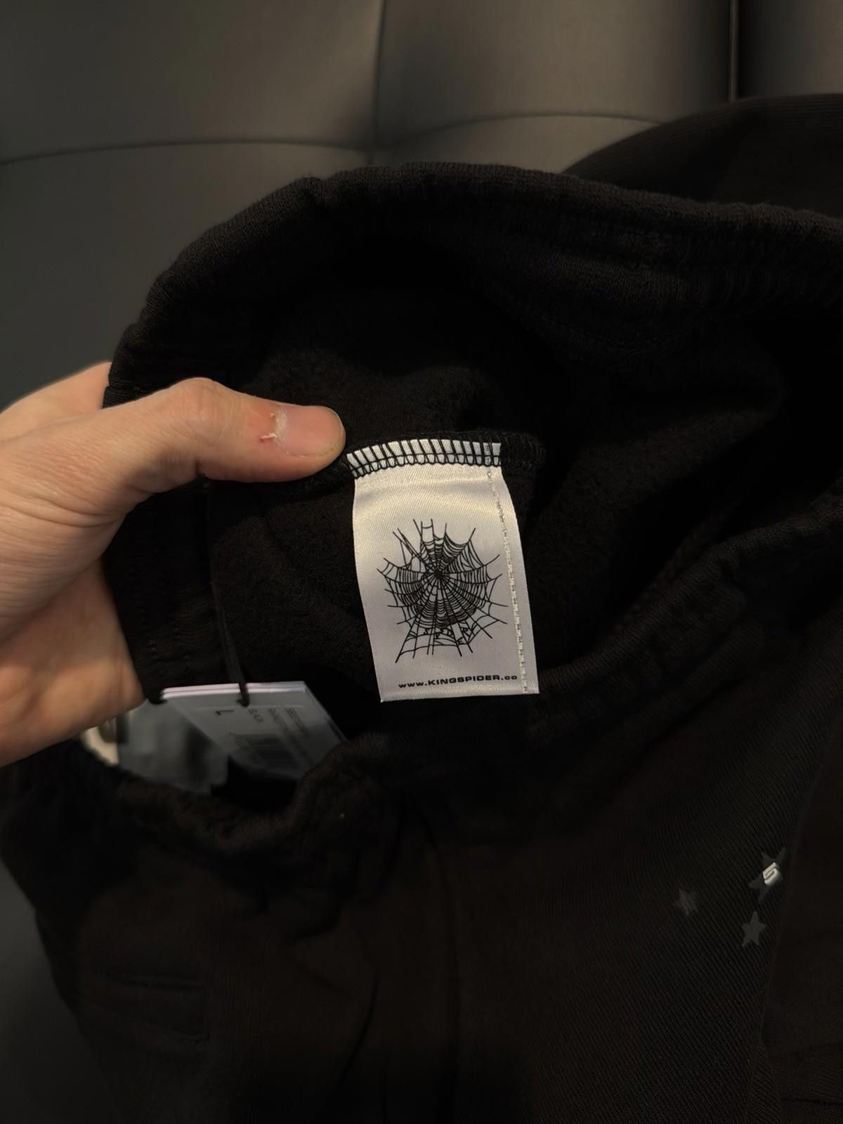 Sp5der Large Sp5der Worldwide Black VVS Stone Sweatpants Spider Size US 34 / EU 50 - 9 Thumbnail