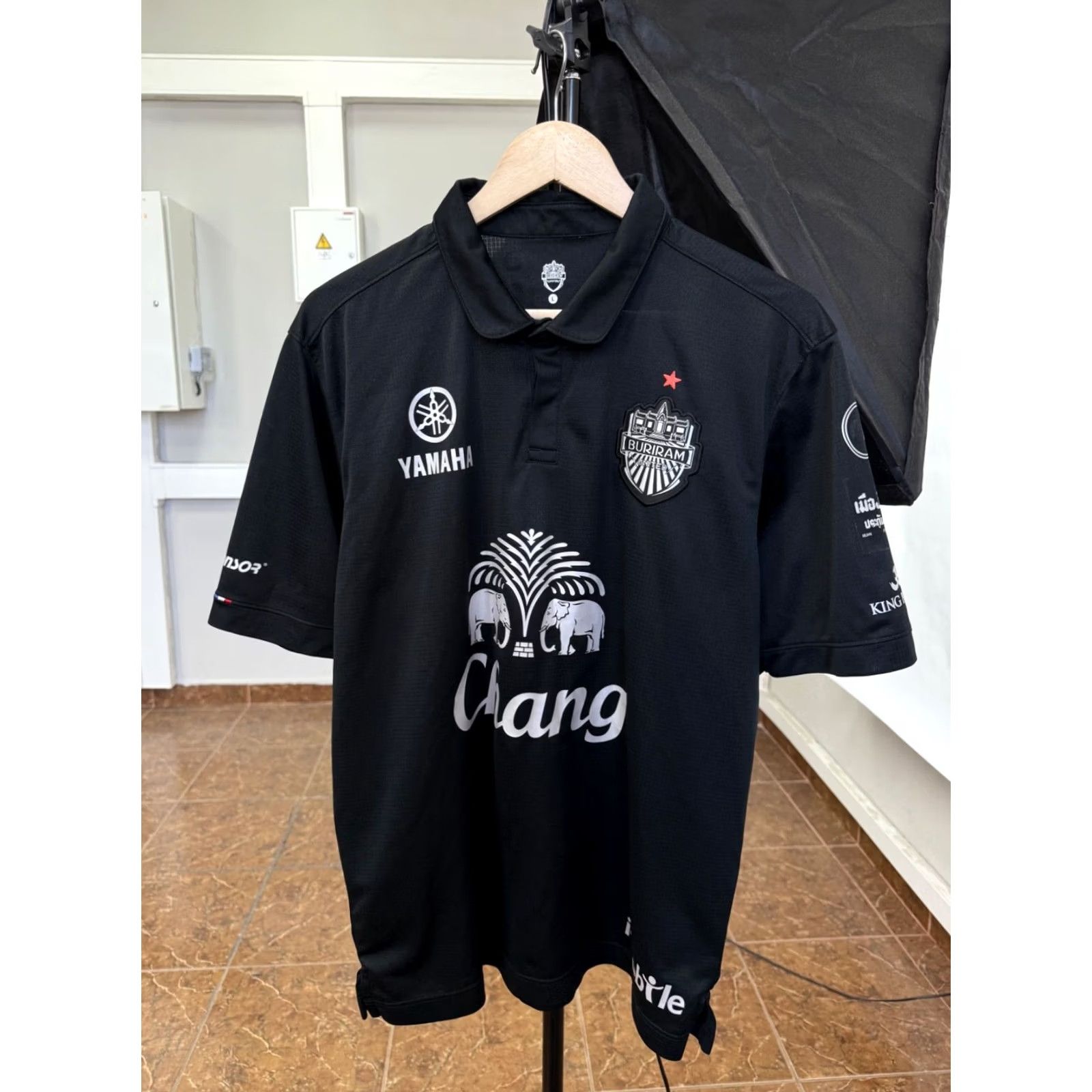 Yamaha VINTAGE Buriram United Nike Coca Cola Soccer T-Shirt Men L Black Size US L / EU 52-54 / 3 - 2 Thumbnail