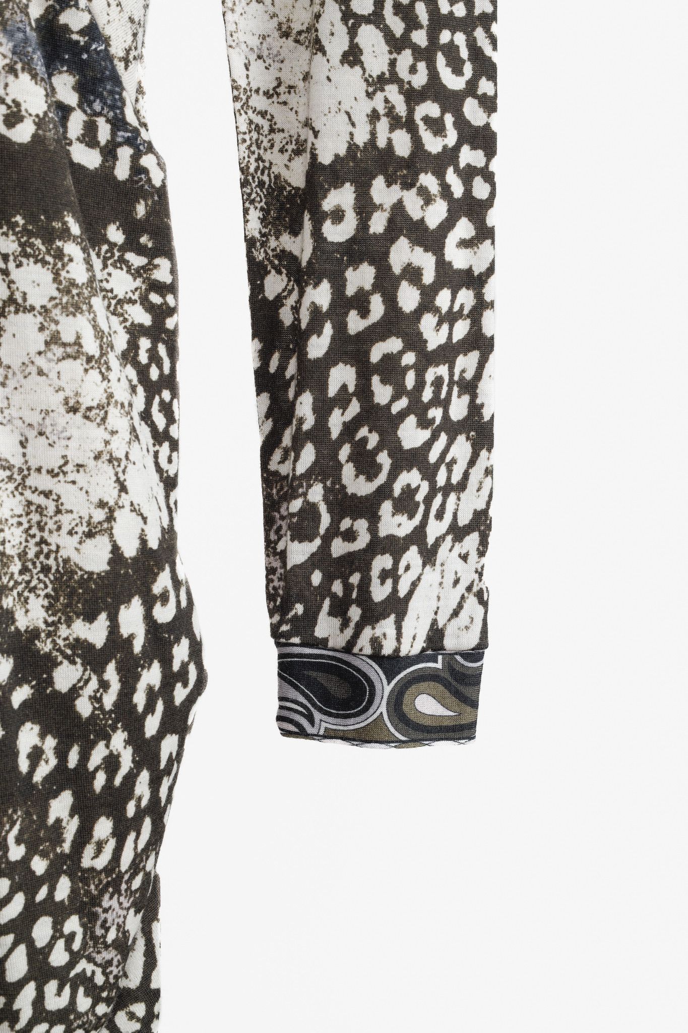 Emilio Pucci Emilio Pucci Brown Wool Leopard Print Fitted Dress Size M / US 6-8 / IT 42-44 - 7 Thumbnail