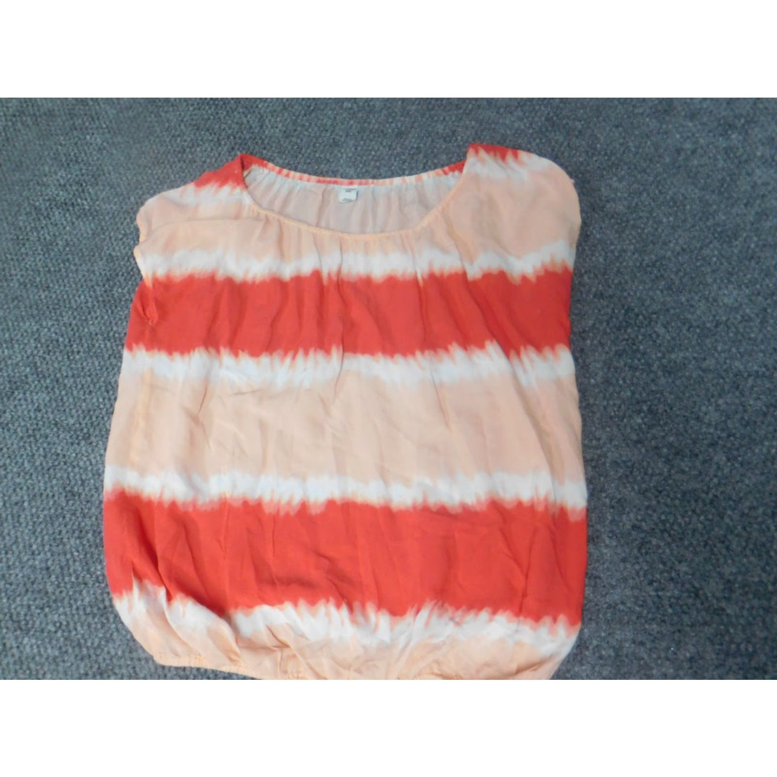 Old Navy Old Navy Womens Blouse S Pink Striped Pullover Crew Neck Dolman Sleeve Regular Fit casual Size S / US 4 / IT 40 - 2 Thumbnail