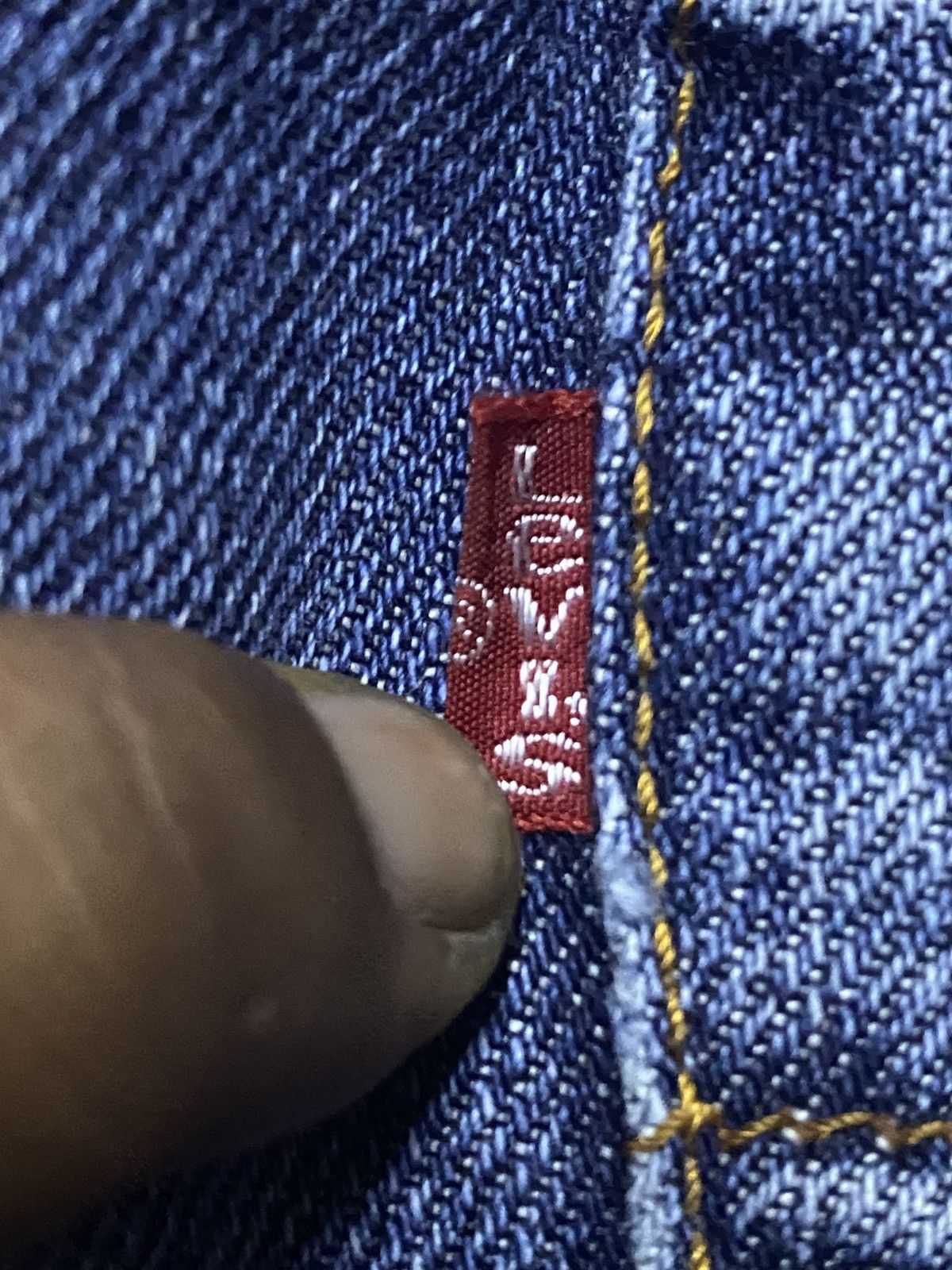 Levi's Vintage Levis 512 Blue Wash Baggy Jeans Size US 29 - 13 Thumbnail