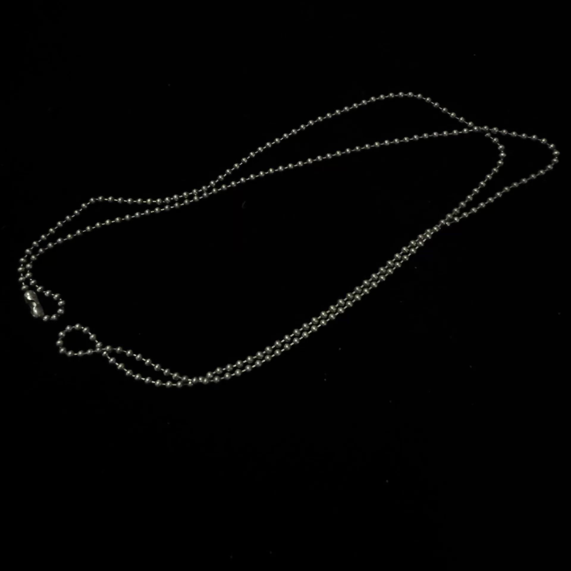 Chrome Hearts Chrome Hearts Beaded Chain Necklace 75cm Size ONE SIZE - 2 Thumbnail