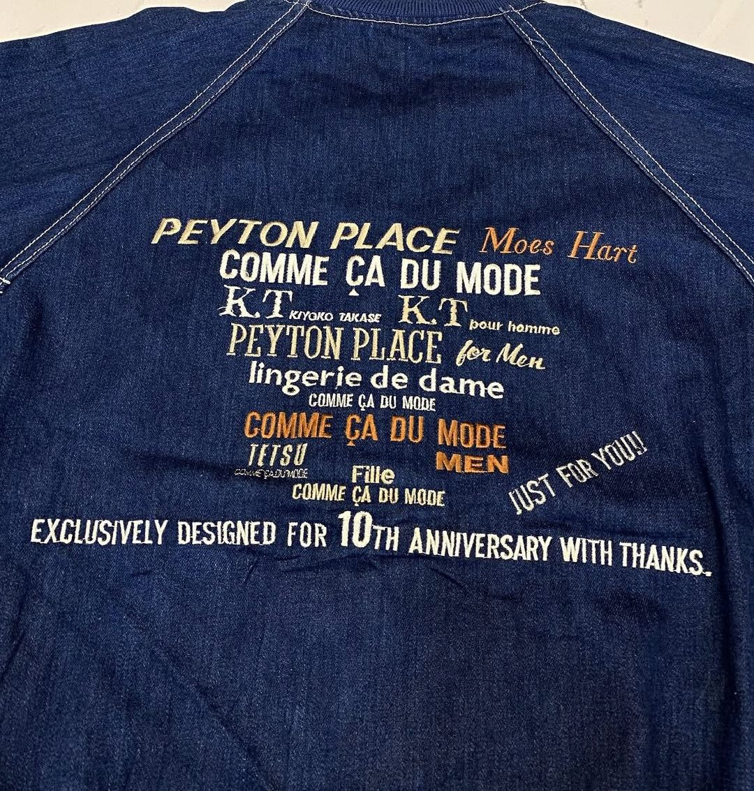 PPFM × Vintage 1995 PPFM 10th aniv bomber denim jacket Size US L / EU 52-54 / 3 - 2 Thumbnail