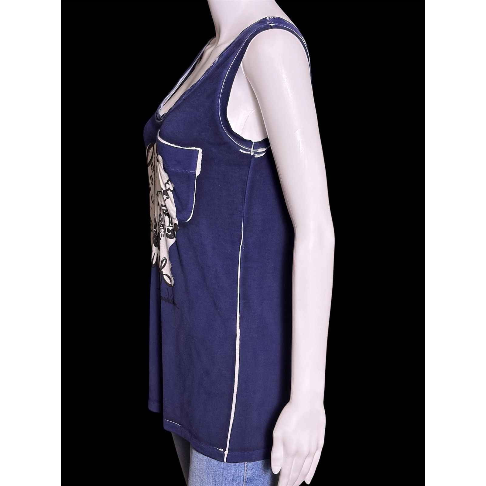 Louis Vuitton Louis Vuitton 2012 Cruise Paris Eiffel Tower Pocket Tank Top Size S / US 4 / IT 40 - 5 Thumbnail