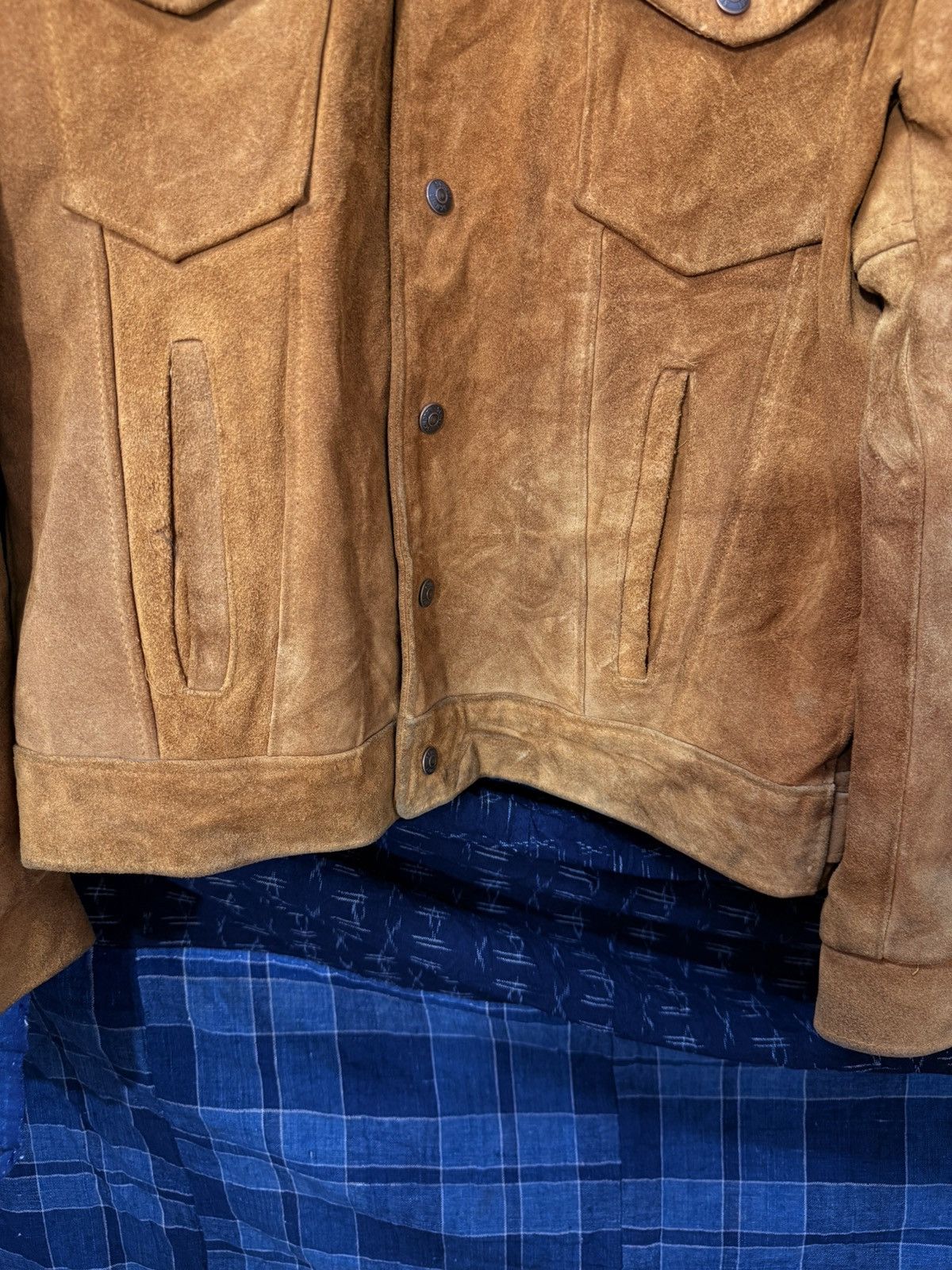 Schott Vtg Schott NYC Suede Leather Jacket Type 3 3sixteen 3🟦 Size US M / EU 48-50 / 2 - 3 Thumbnail