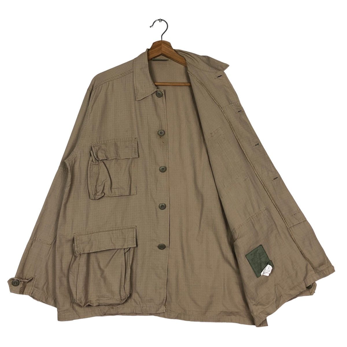 Japanese Brand Vintage Chore Cargo Jacket Multi Pocket Military Collection Size US M / EU 48-50 / 2 - 11 Thumbnail